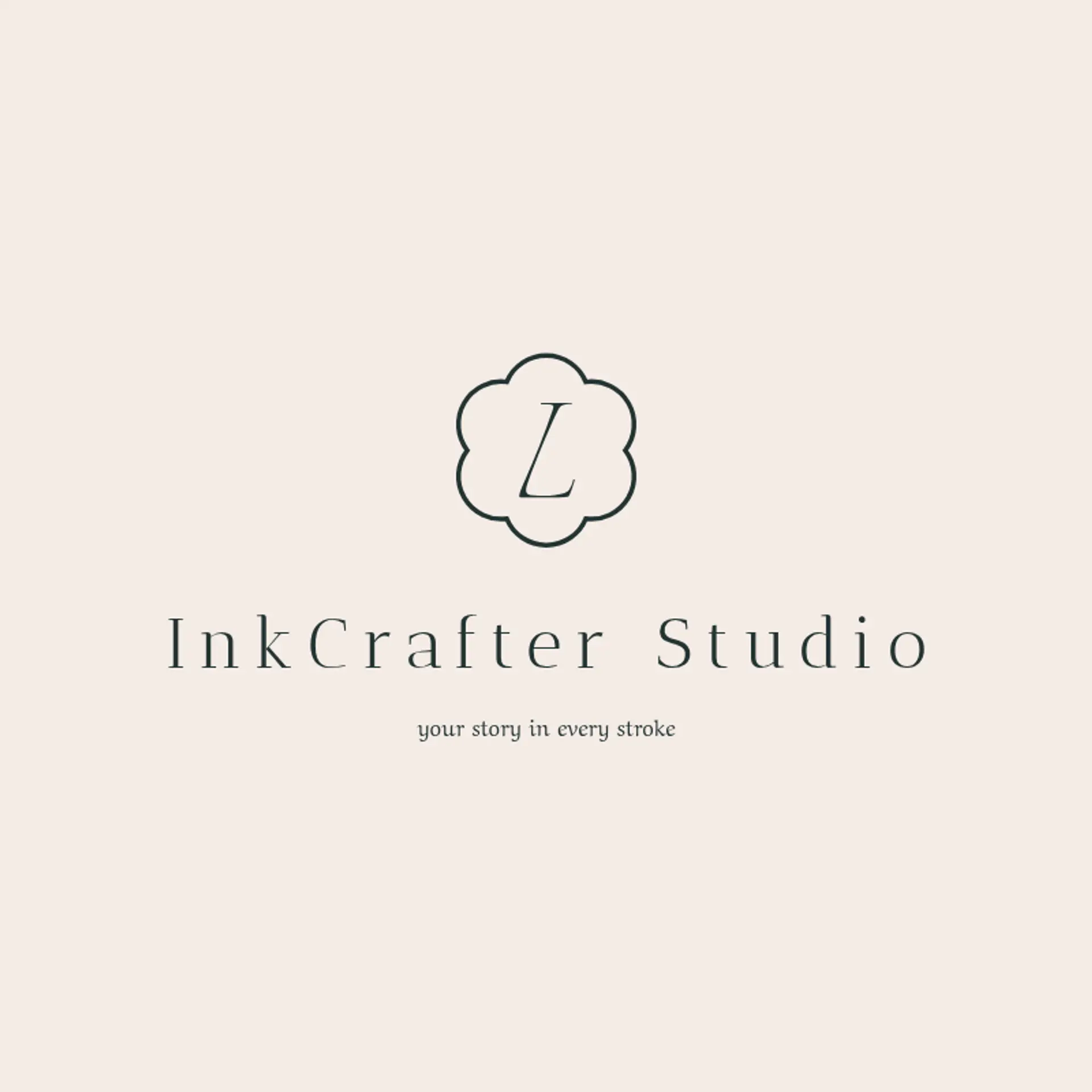 InkCrafter Studio logo for tattoo