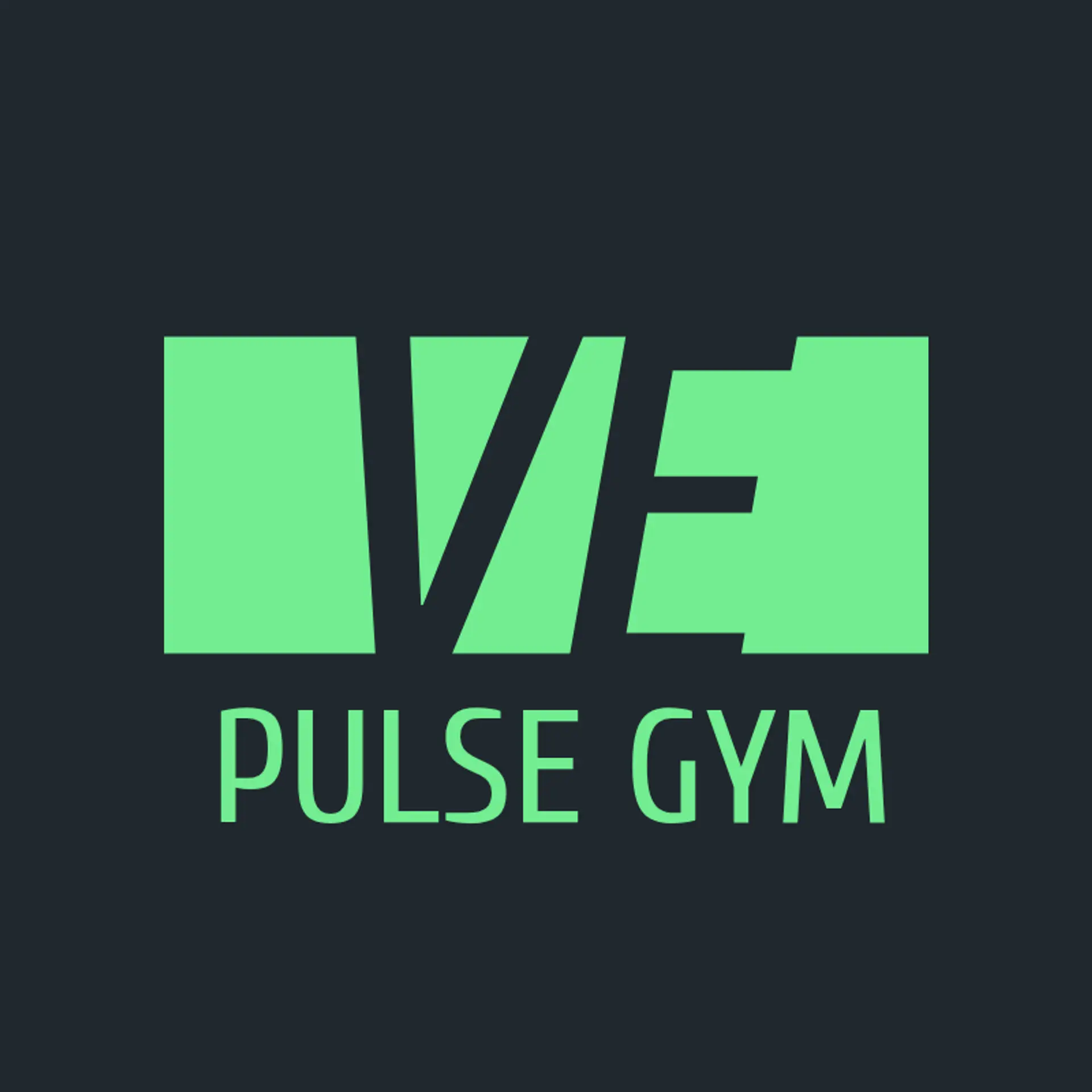 Pulse Gym logo for fitness club