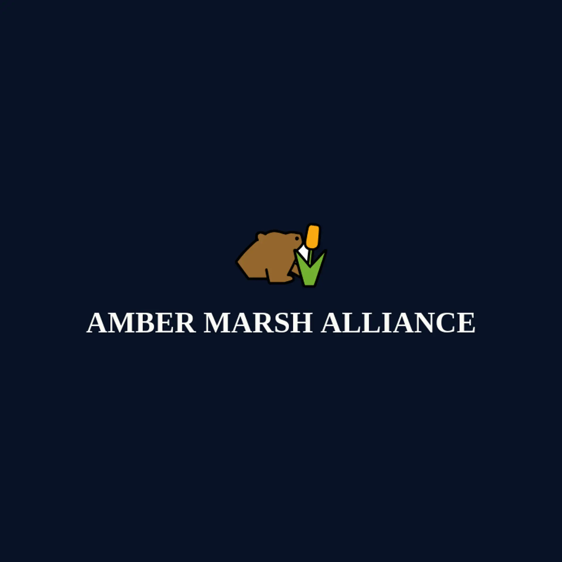 Amber Marsh Alliance logo for wildlife