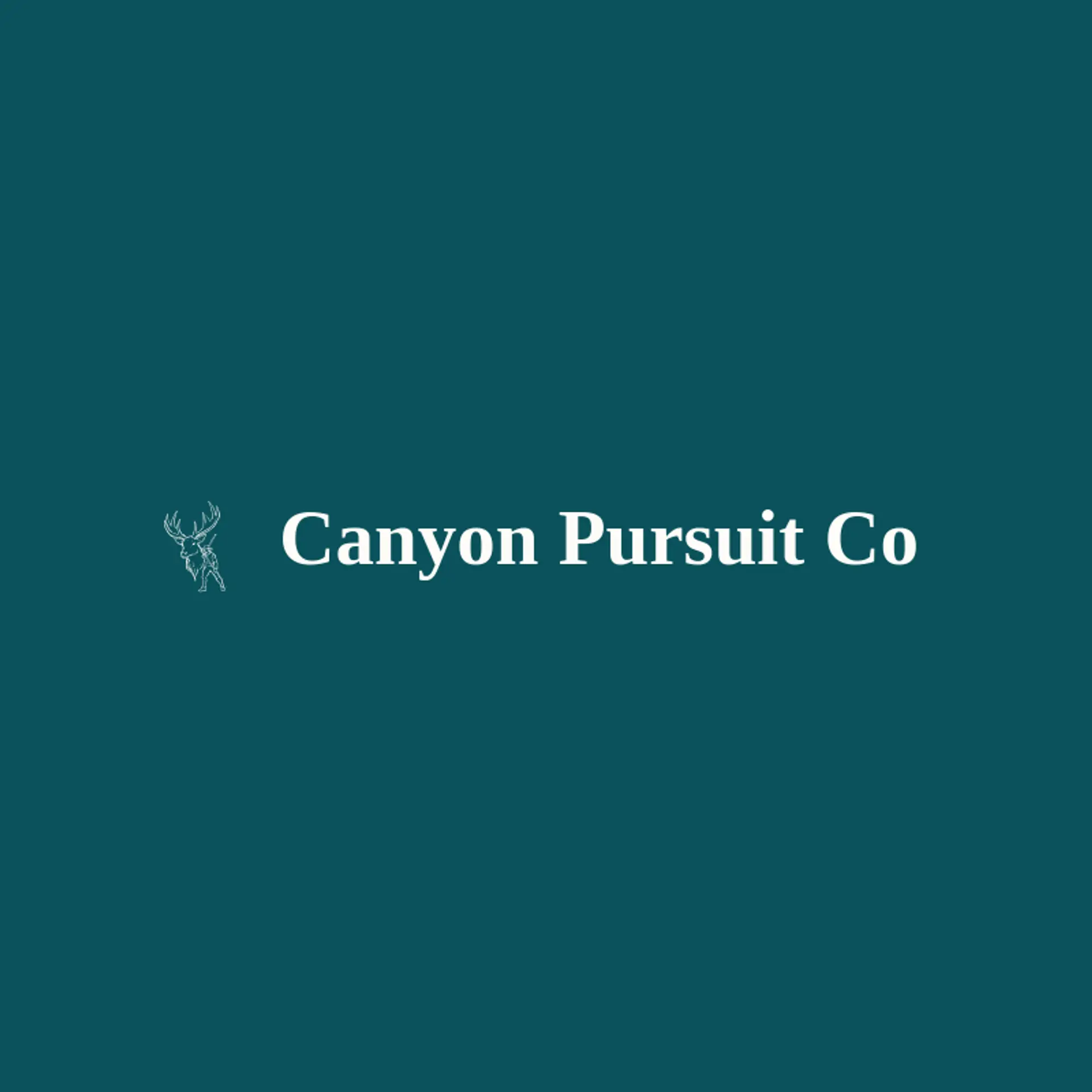 Canyon Pursuit Co logo for hunter
