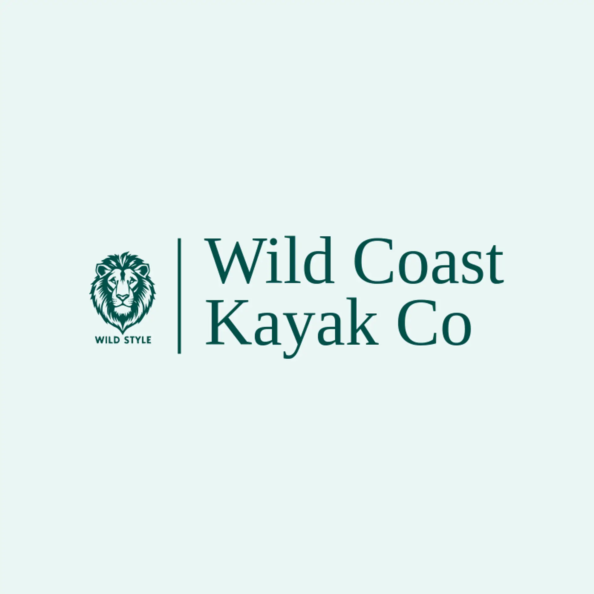 Wild Coast Kayak Co logo for wild
