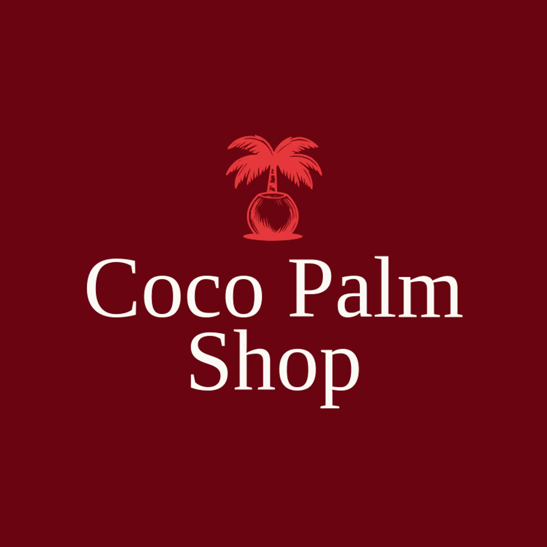 Coco Palm Shop logo for palm tree