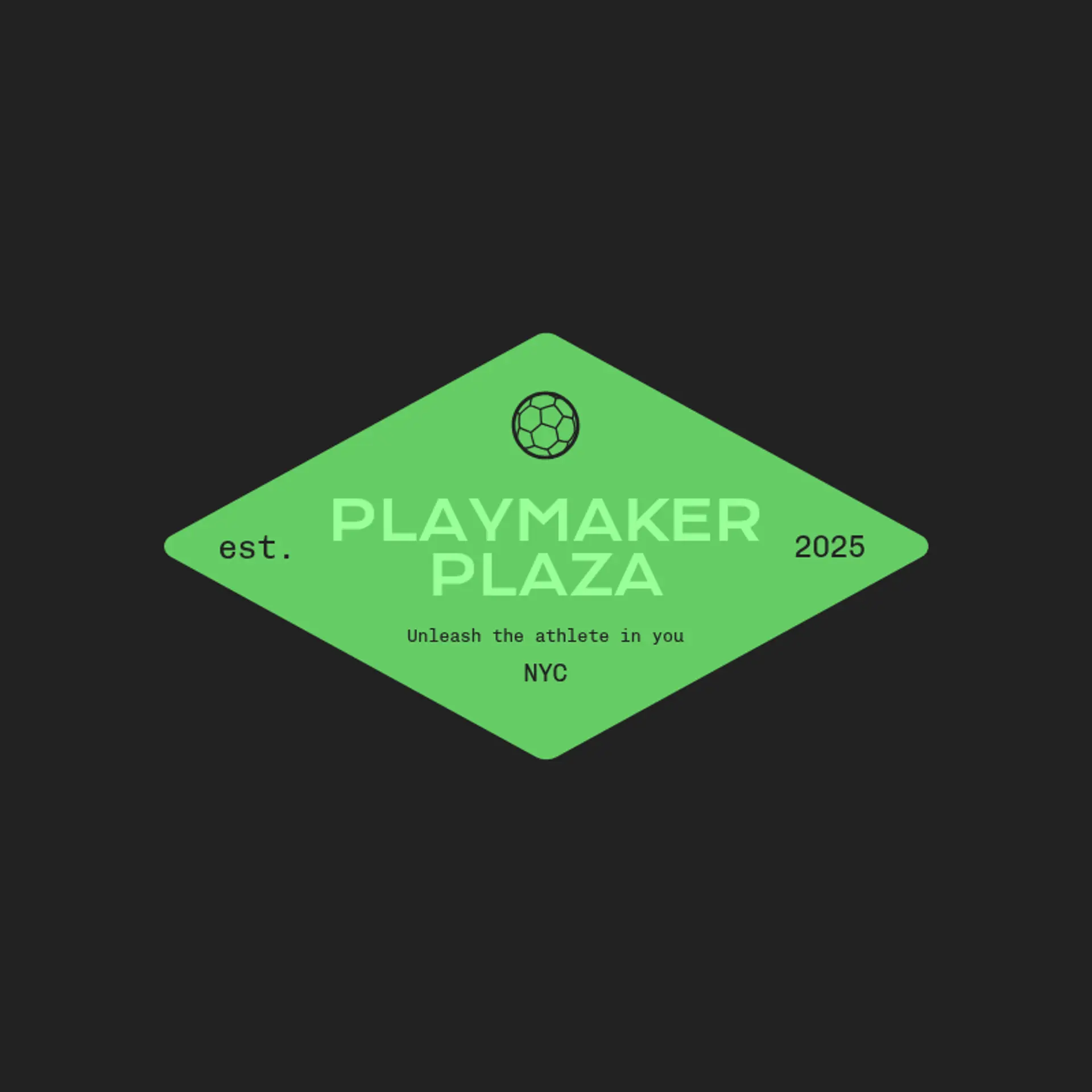 Playmaker Plaza logo for cool sports