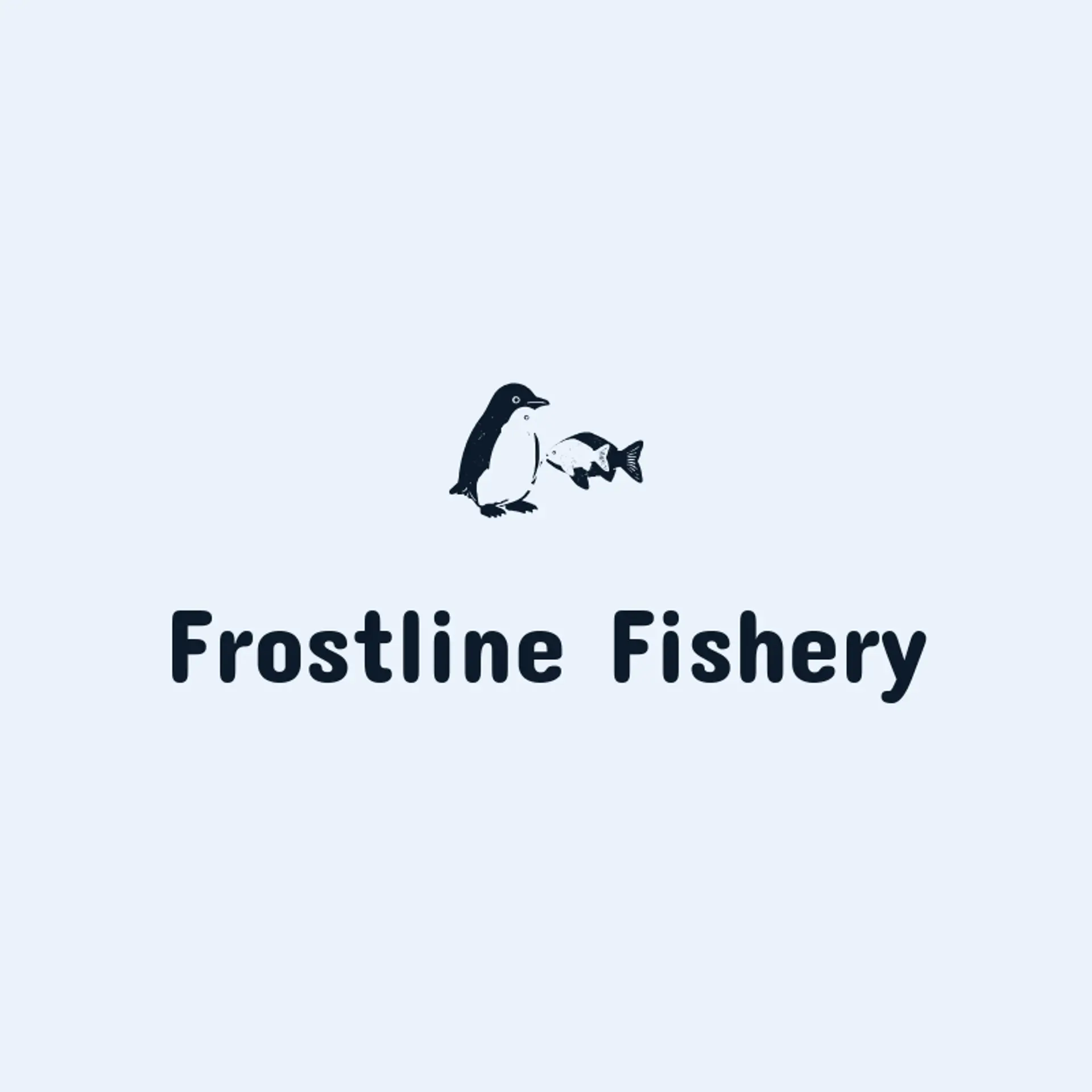 Frostline Fishery logo for penguin