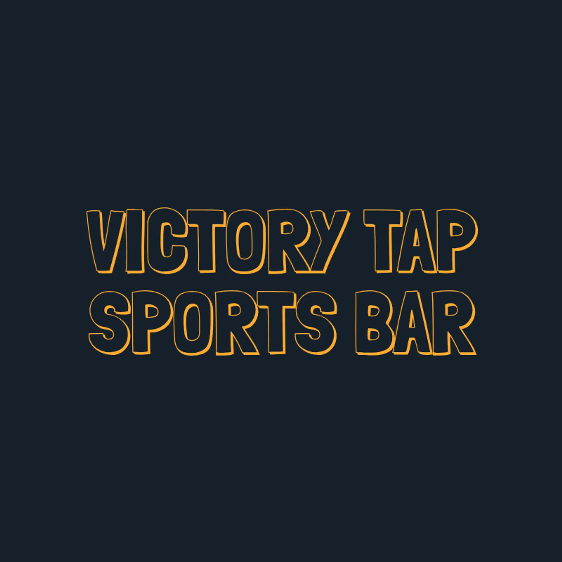 Victory Tap Sports Bar logo for sports bar