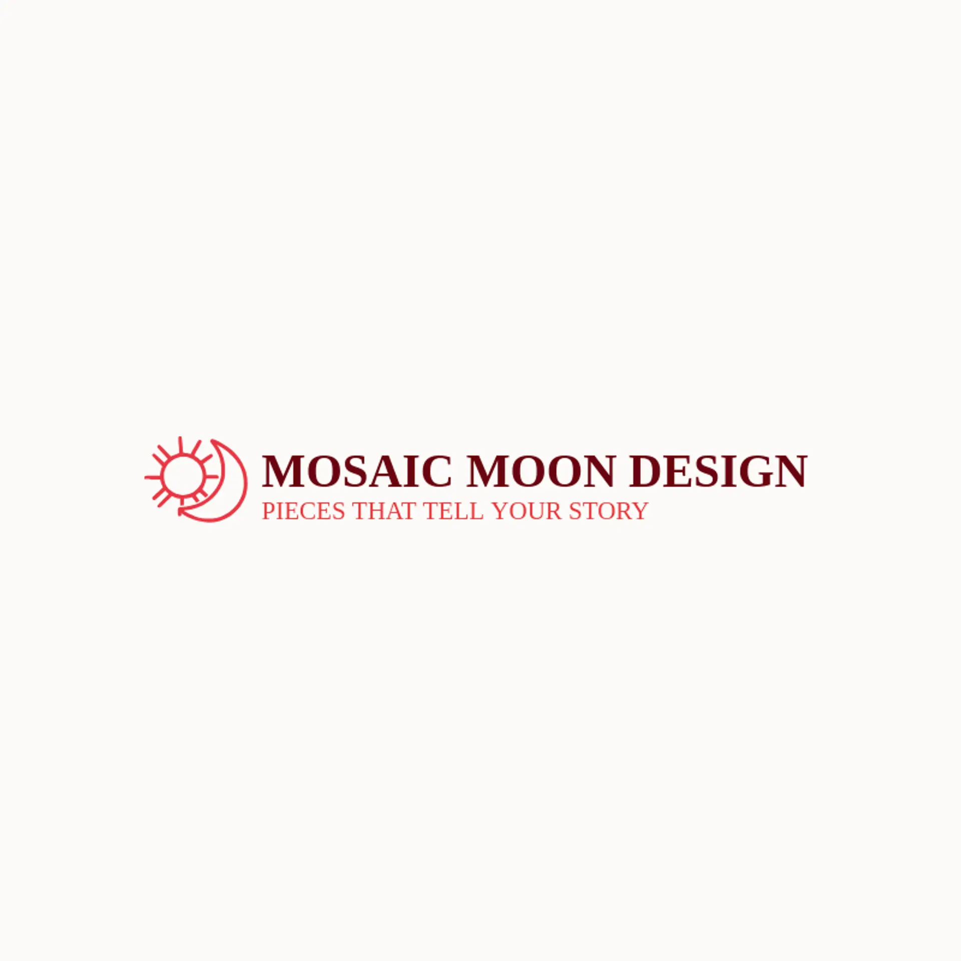 Mosaic Moon Design logo for rome
