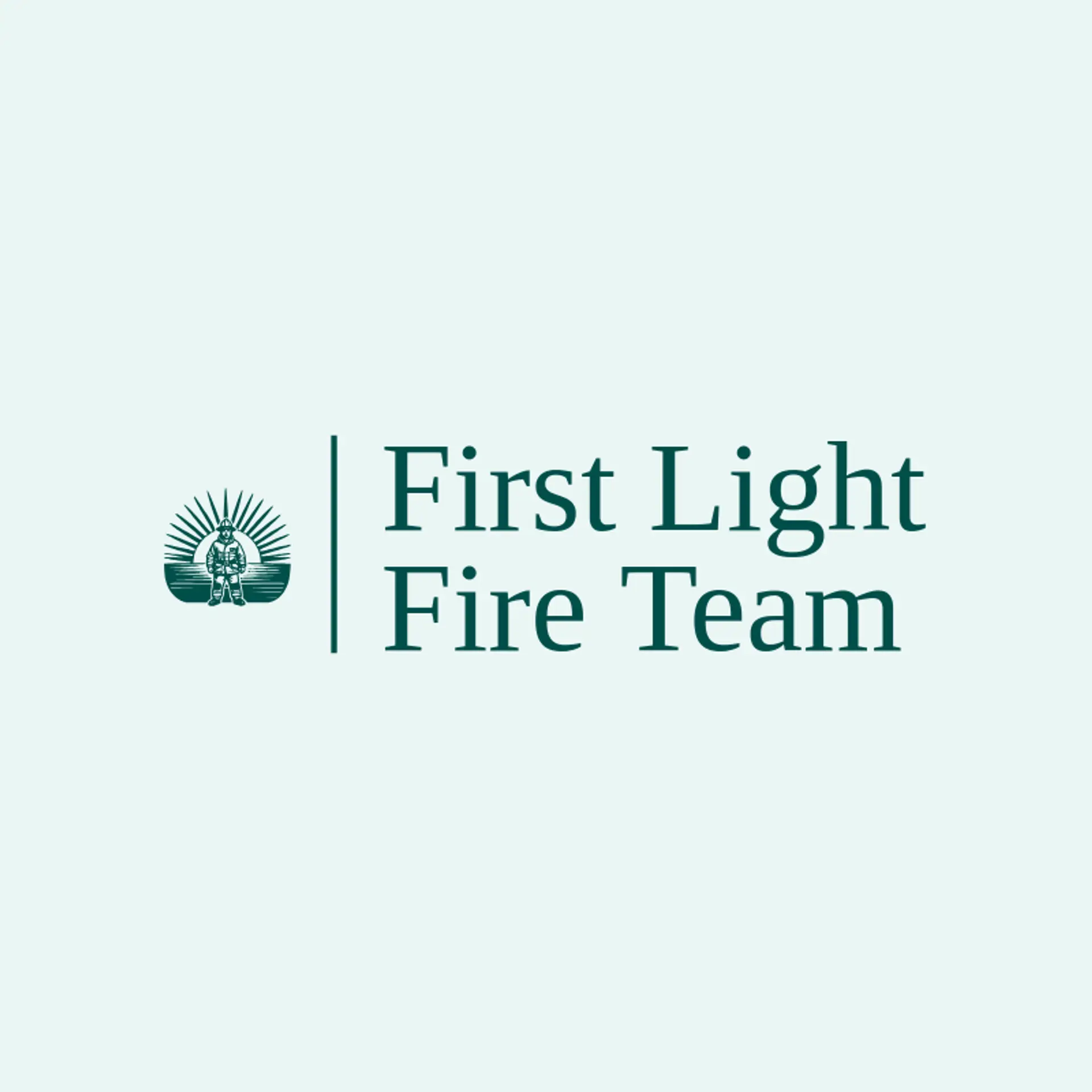 First Light Fire Team logo for fireman