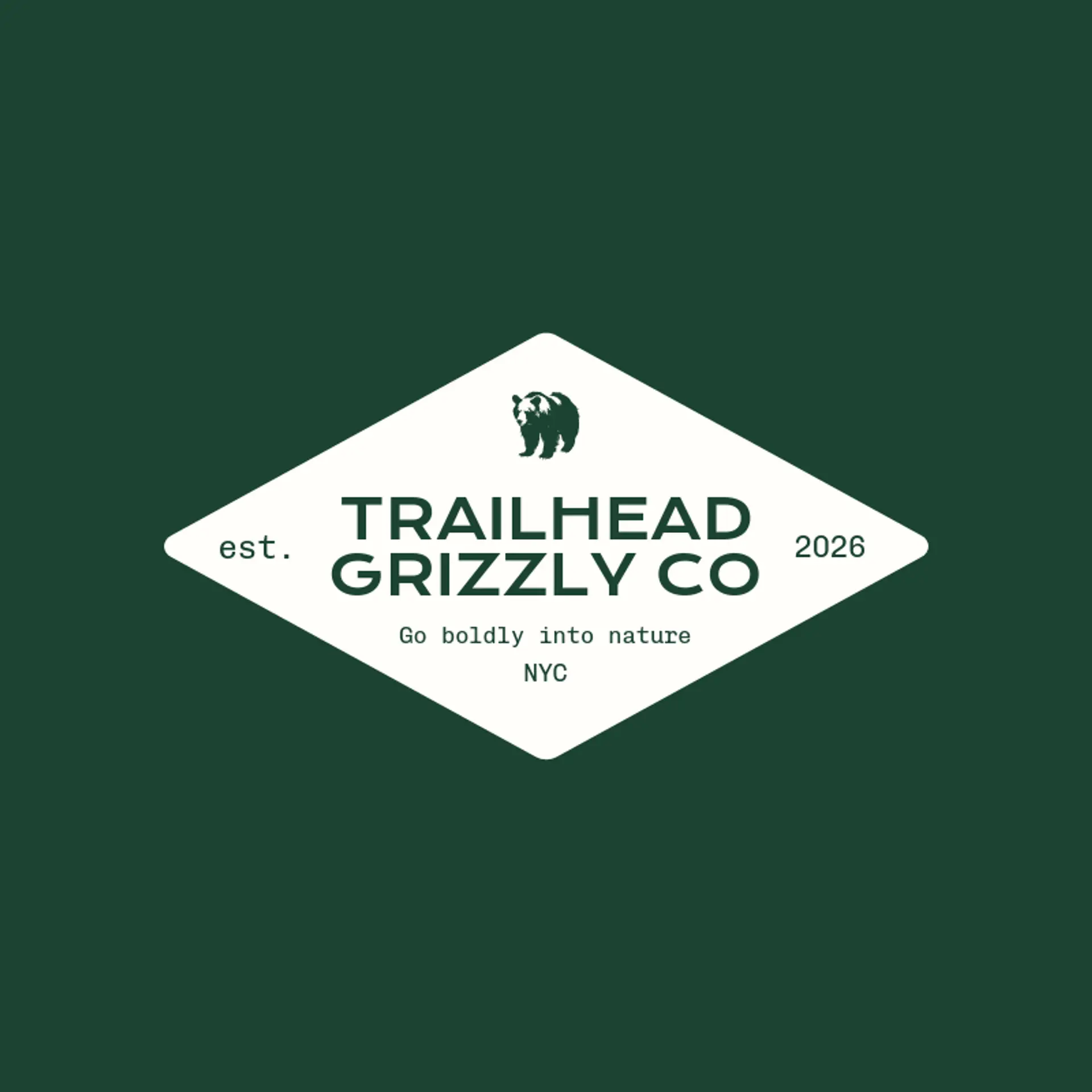 Trailhead Grizzly Co logo for grizzly
