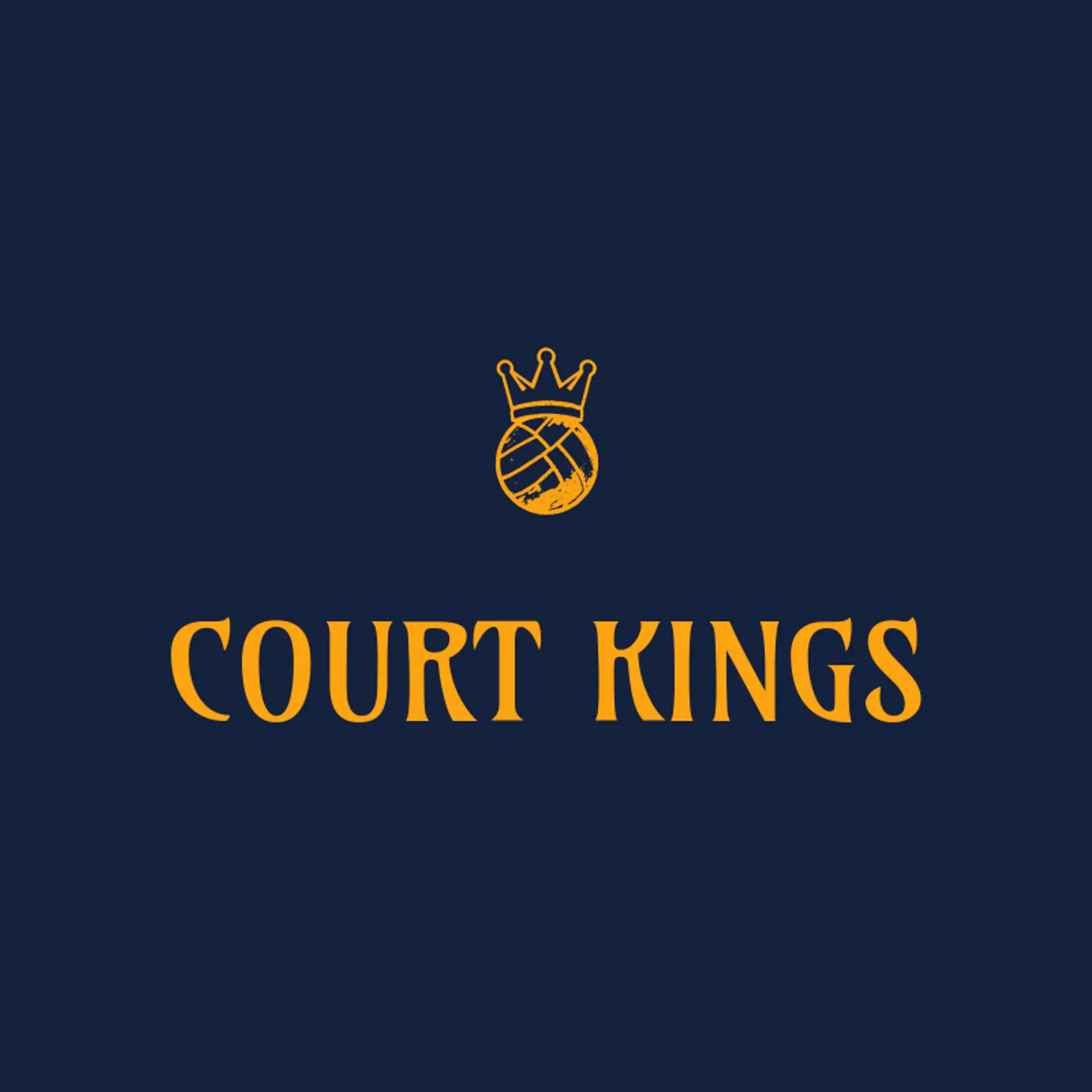 Court Kings logo for volleyball