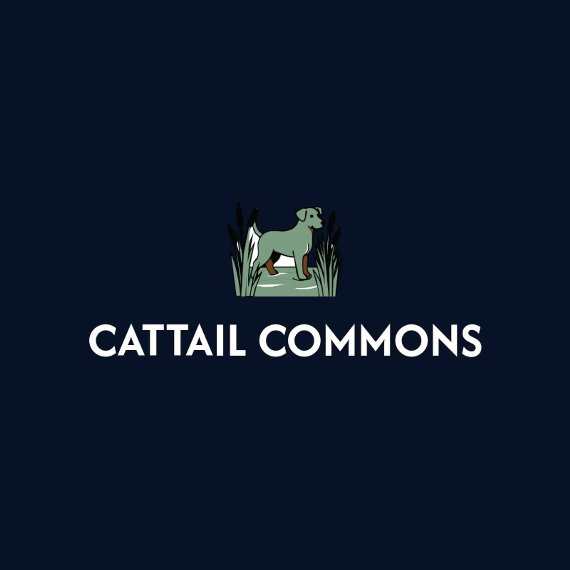 Cattail Commons logo for marsh