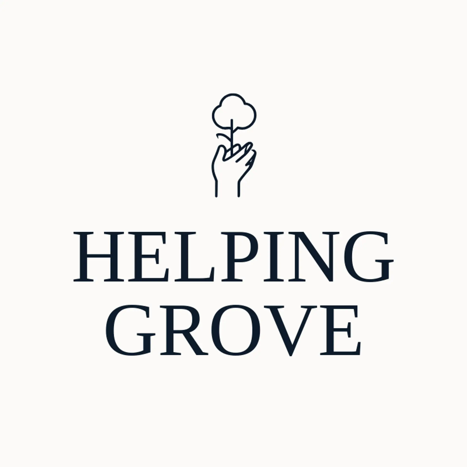 Helping Grove logo for volunteer