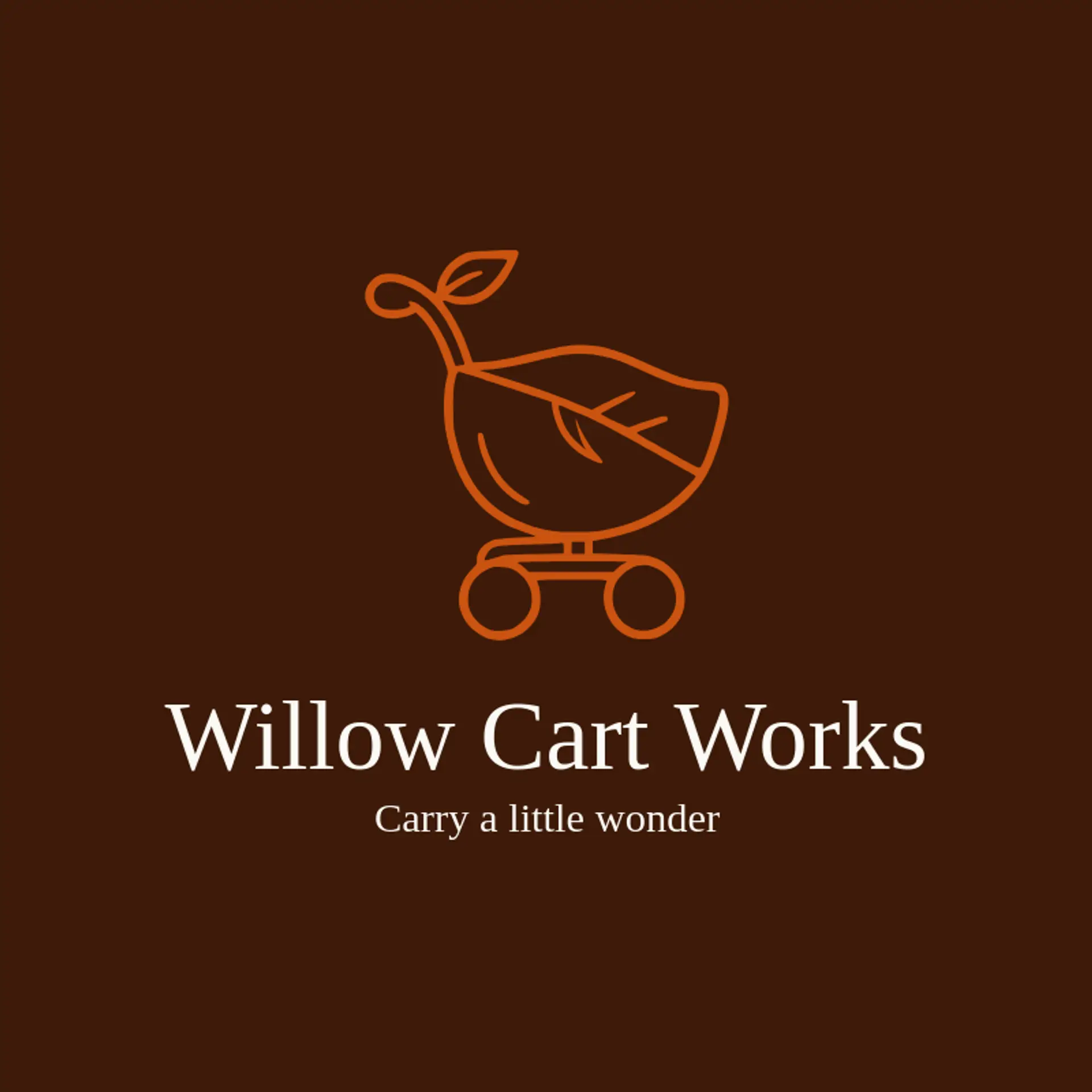 Willow Cart Works logo for cart