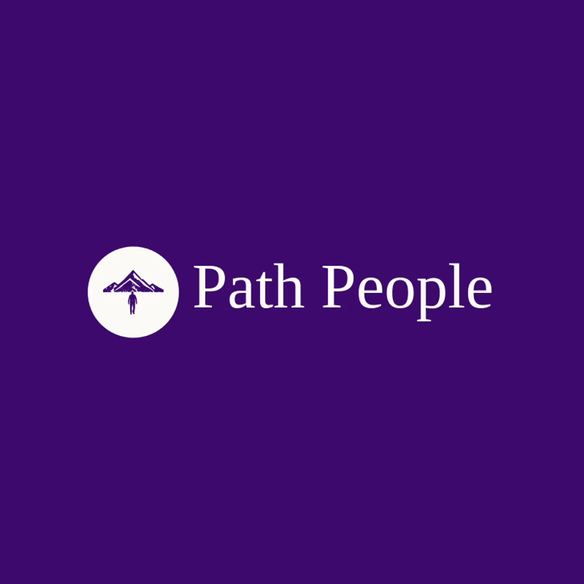 Path People logo for person