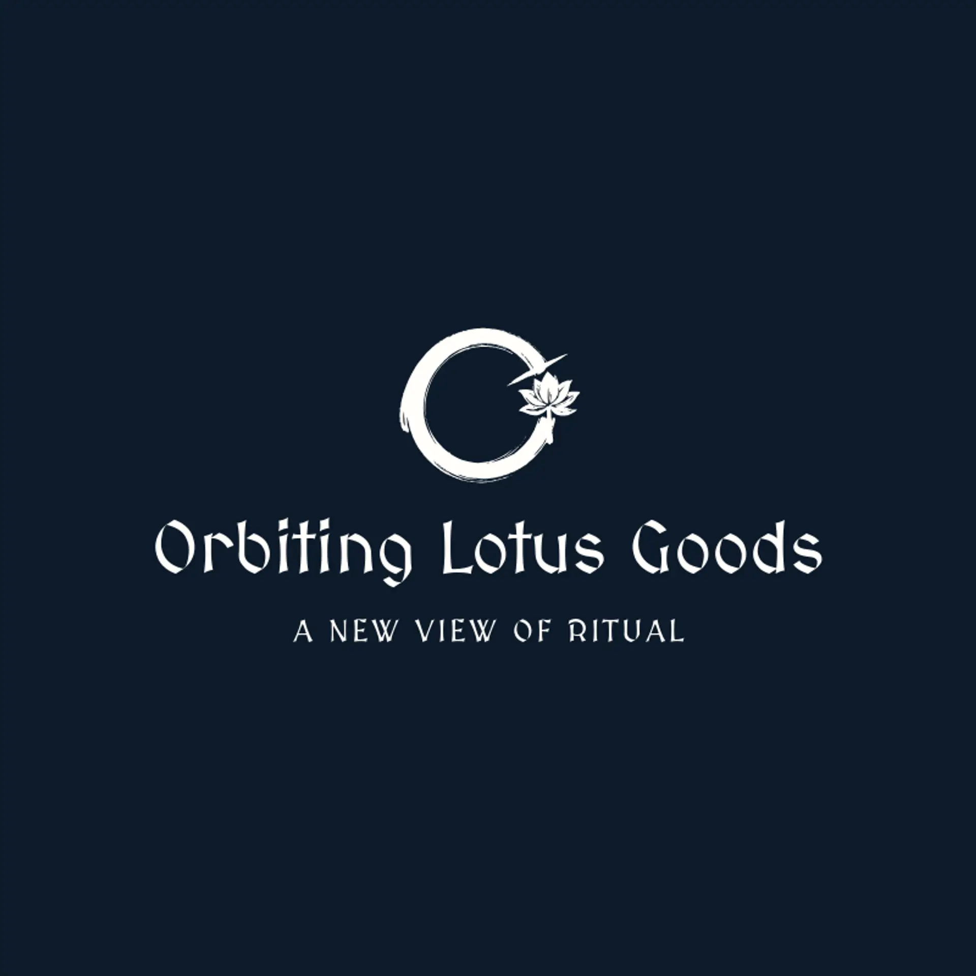 Orbiting Lotus Goods logo for trishul