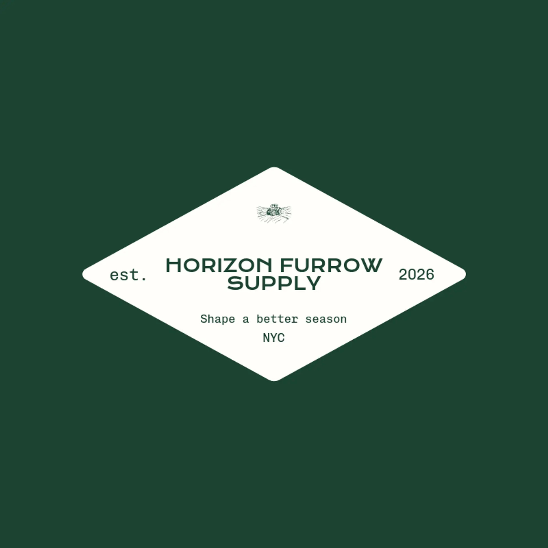 Horizon Furrow Supply logo for tractor