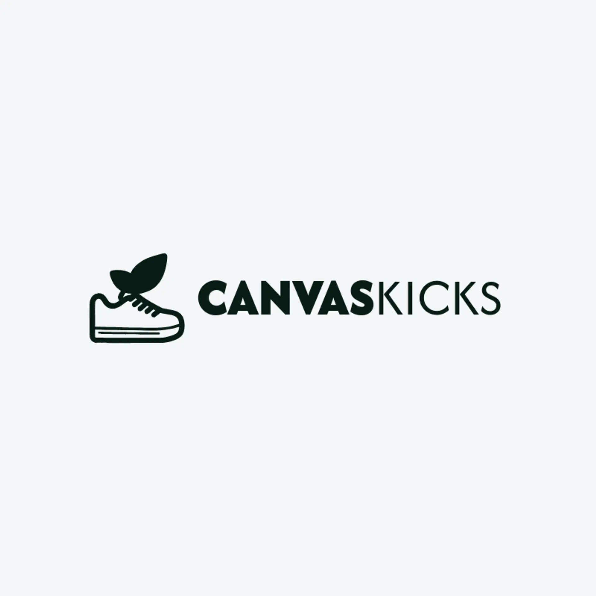 Canvas Kicks logo for shoes