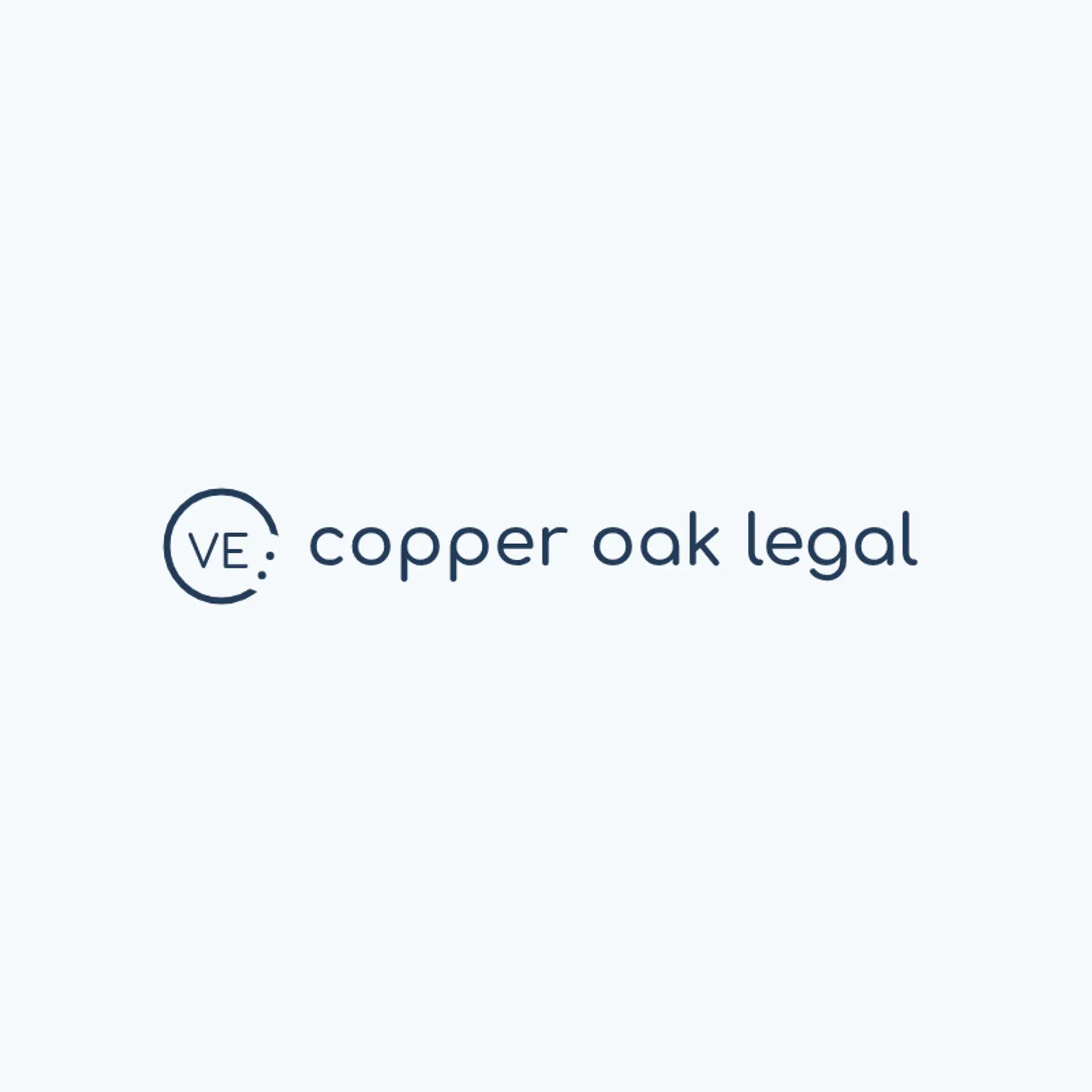 Copper Oak Legal logo for law