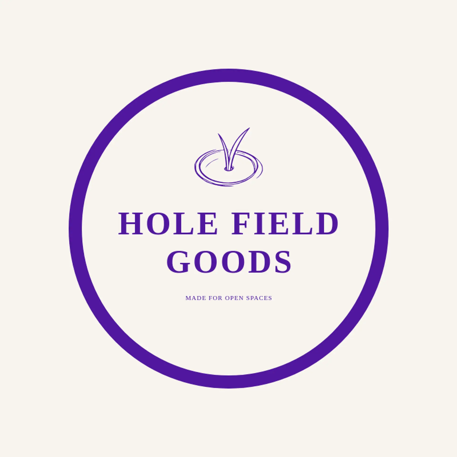 Hole Field Goods logo for hole