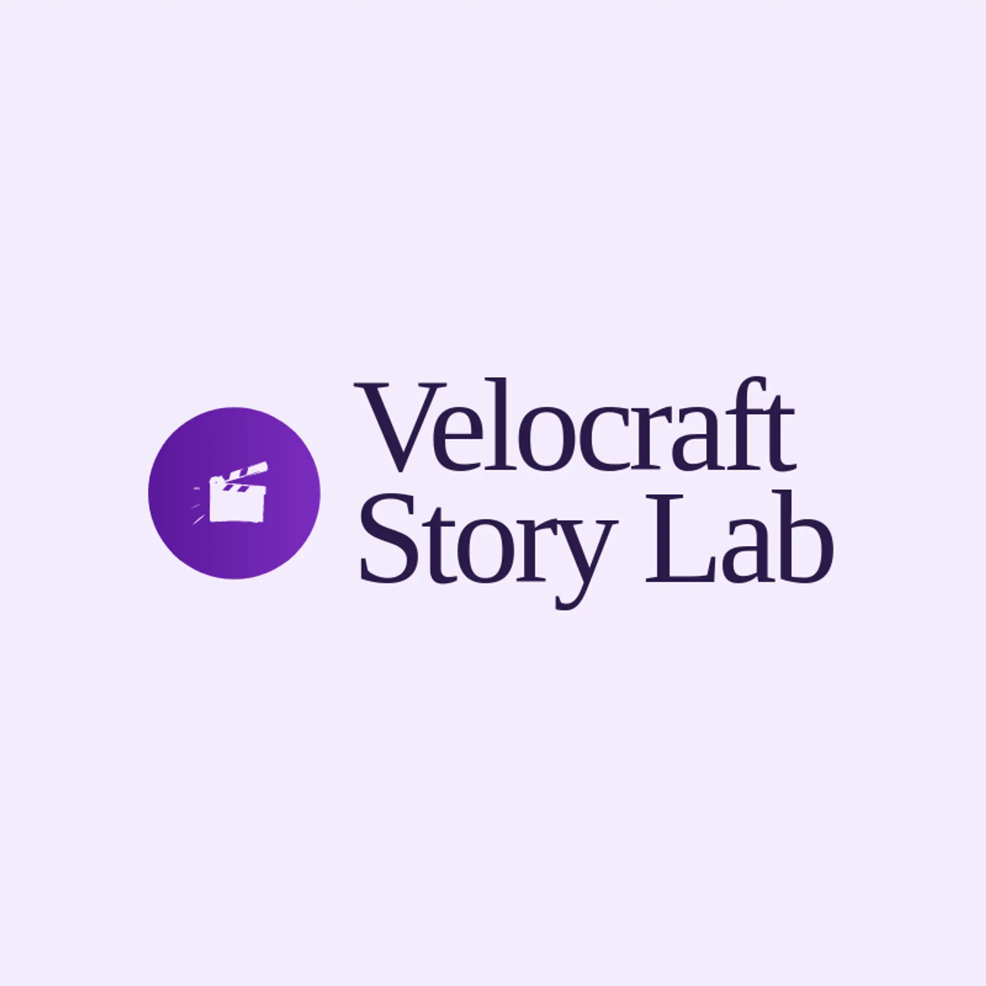 Velocraft Story Lab logo for content creator