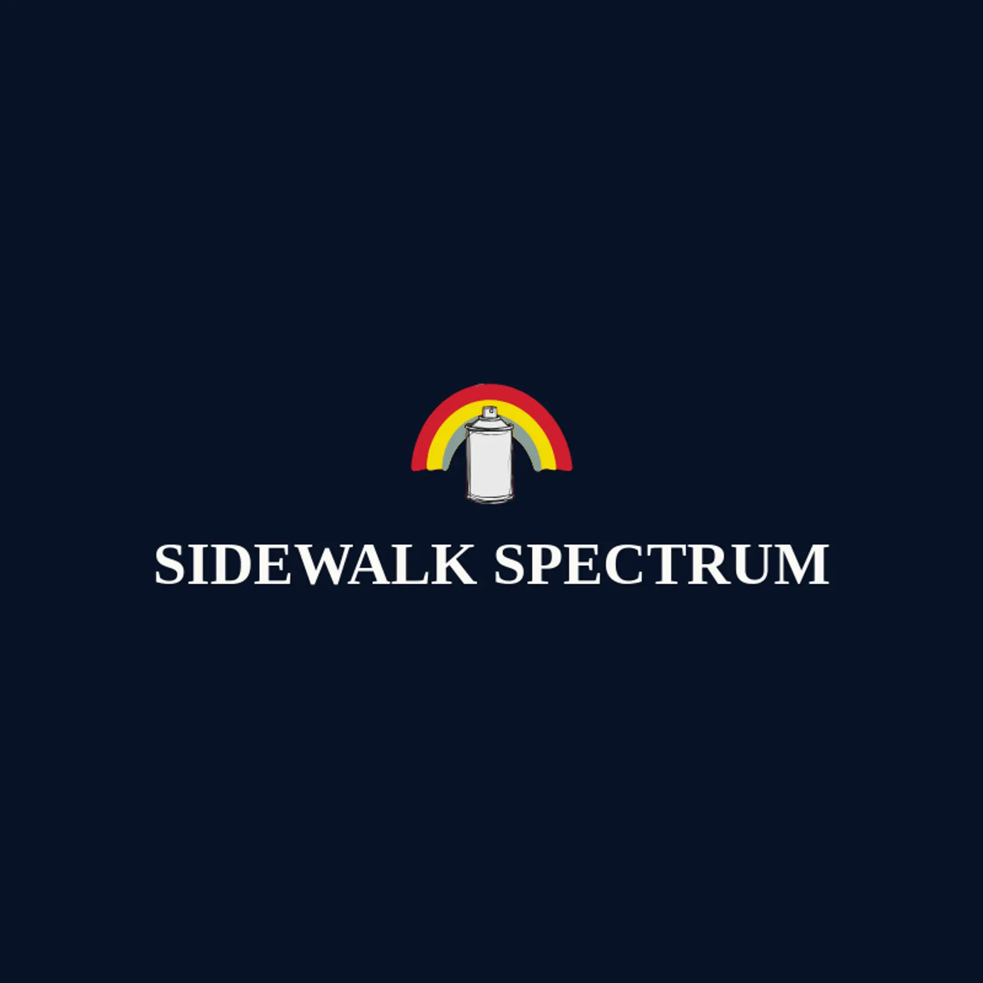 Sidewalk Spectrum logo for spray paint