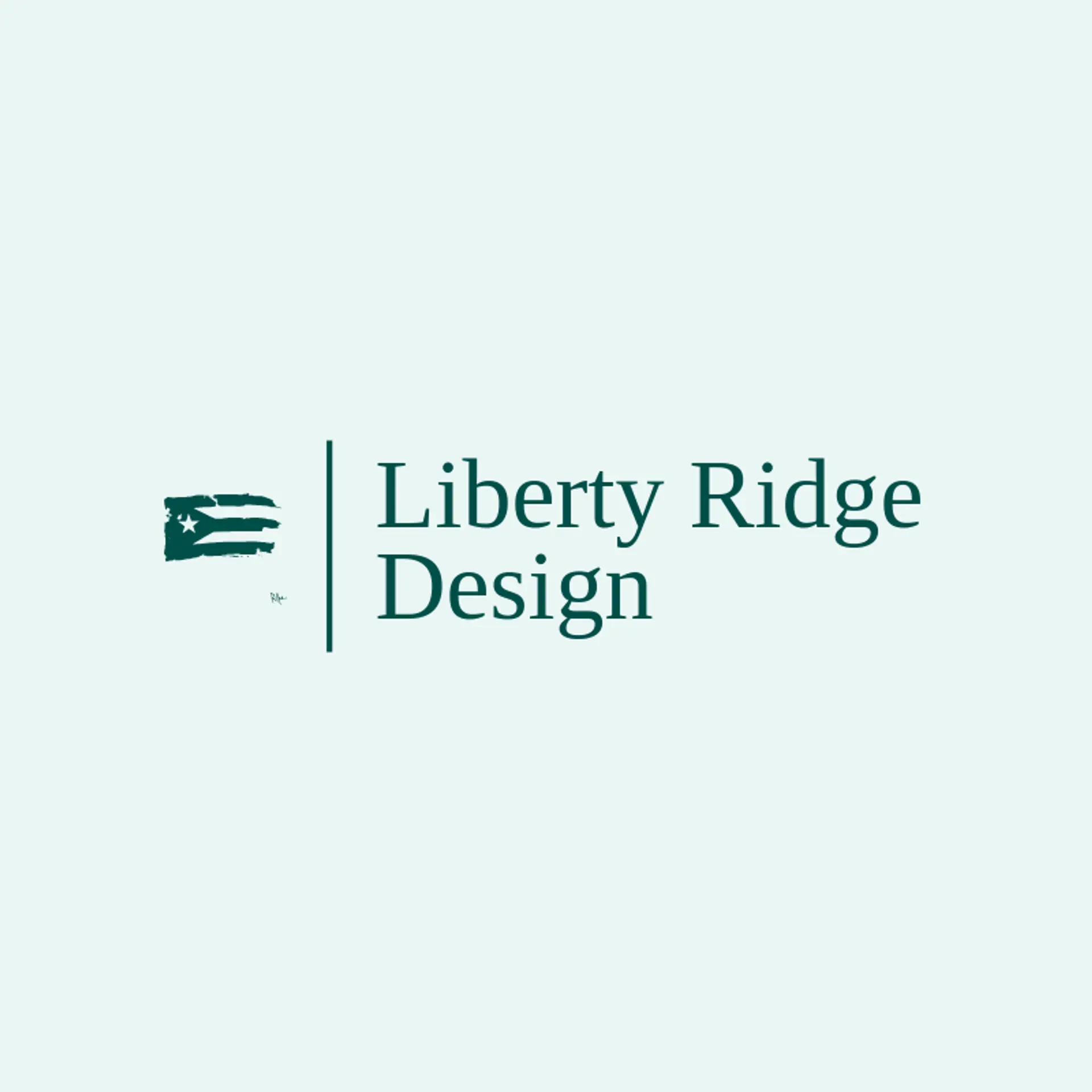 Liberty Ridge Design logo for national