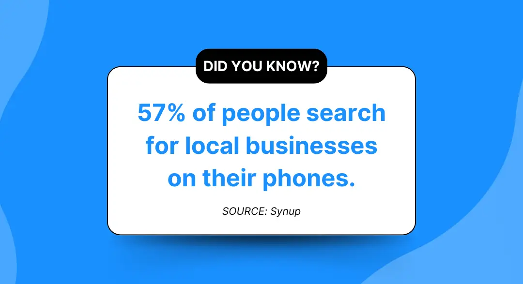 Mobile Search Statistic from Synup