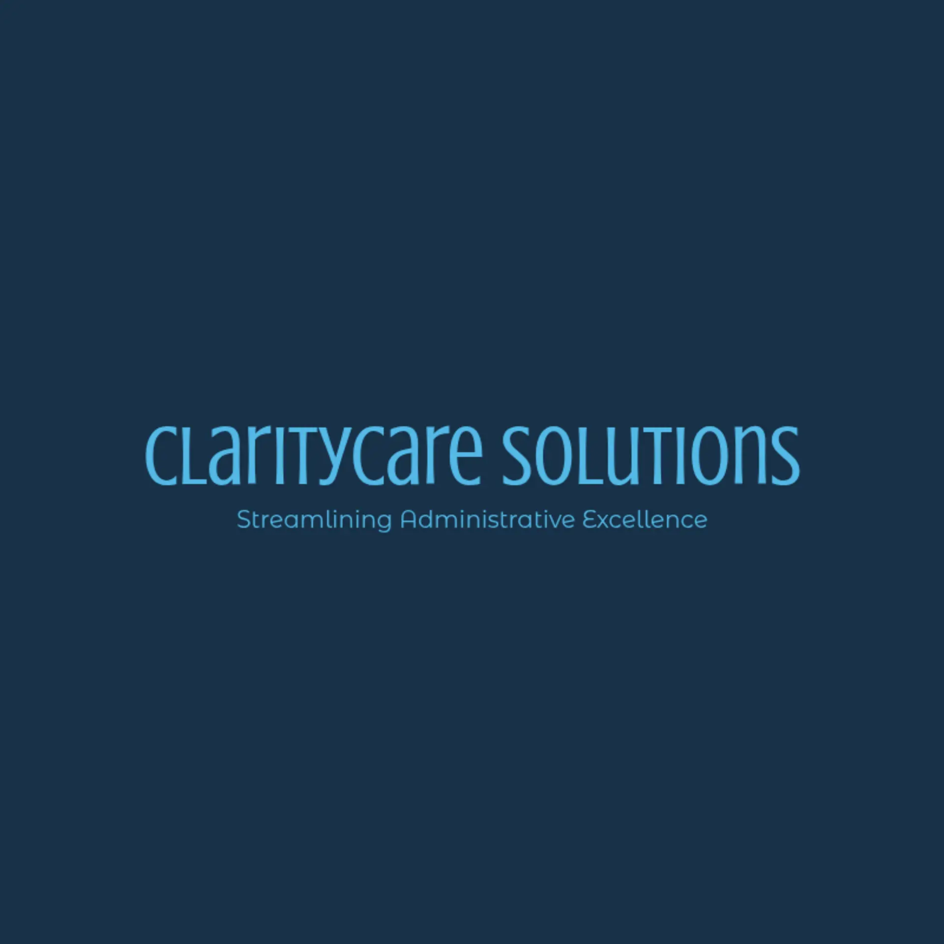 ClarityCare Solutions logo for healthcare administration