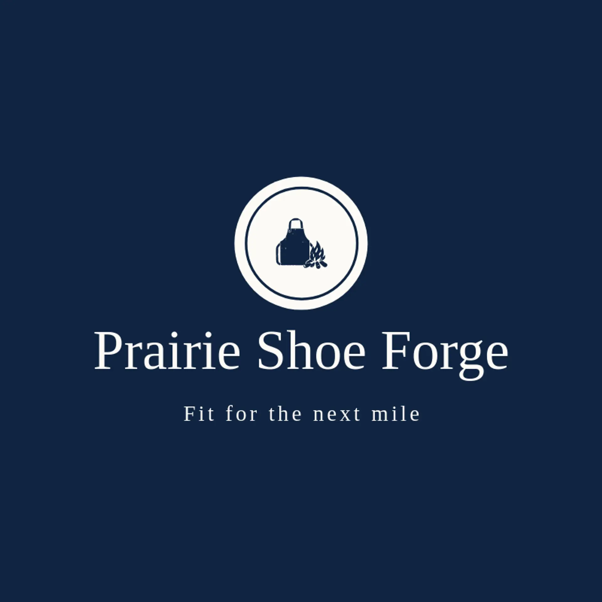 Prairie Shoe Forge logo for farrier