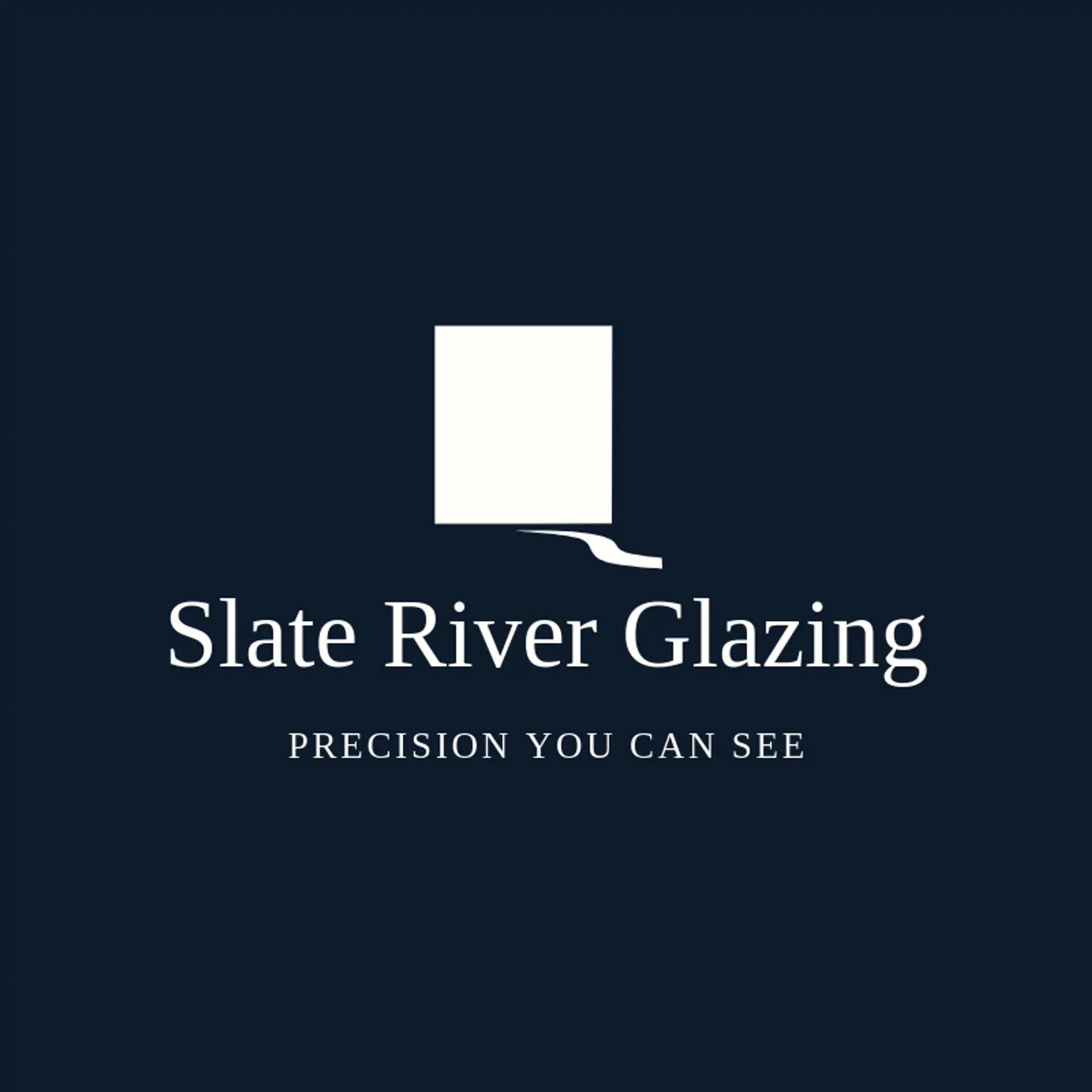 Slate River Glazing logo for glass