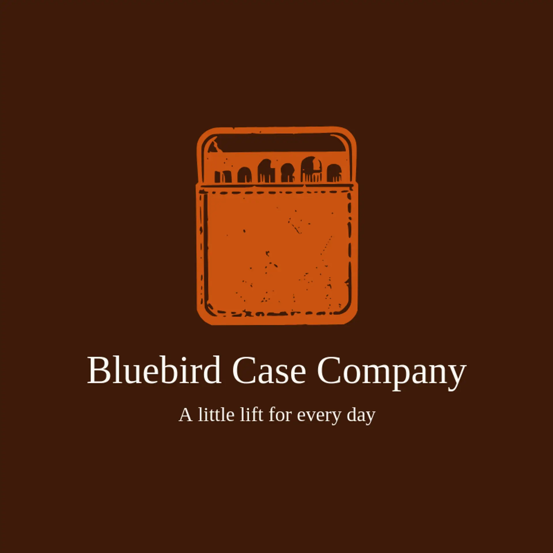 Bluebird Case Company logo for case