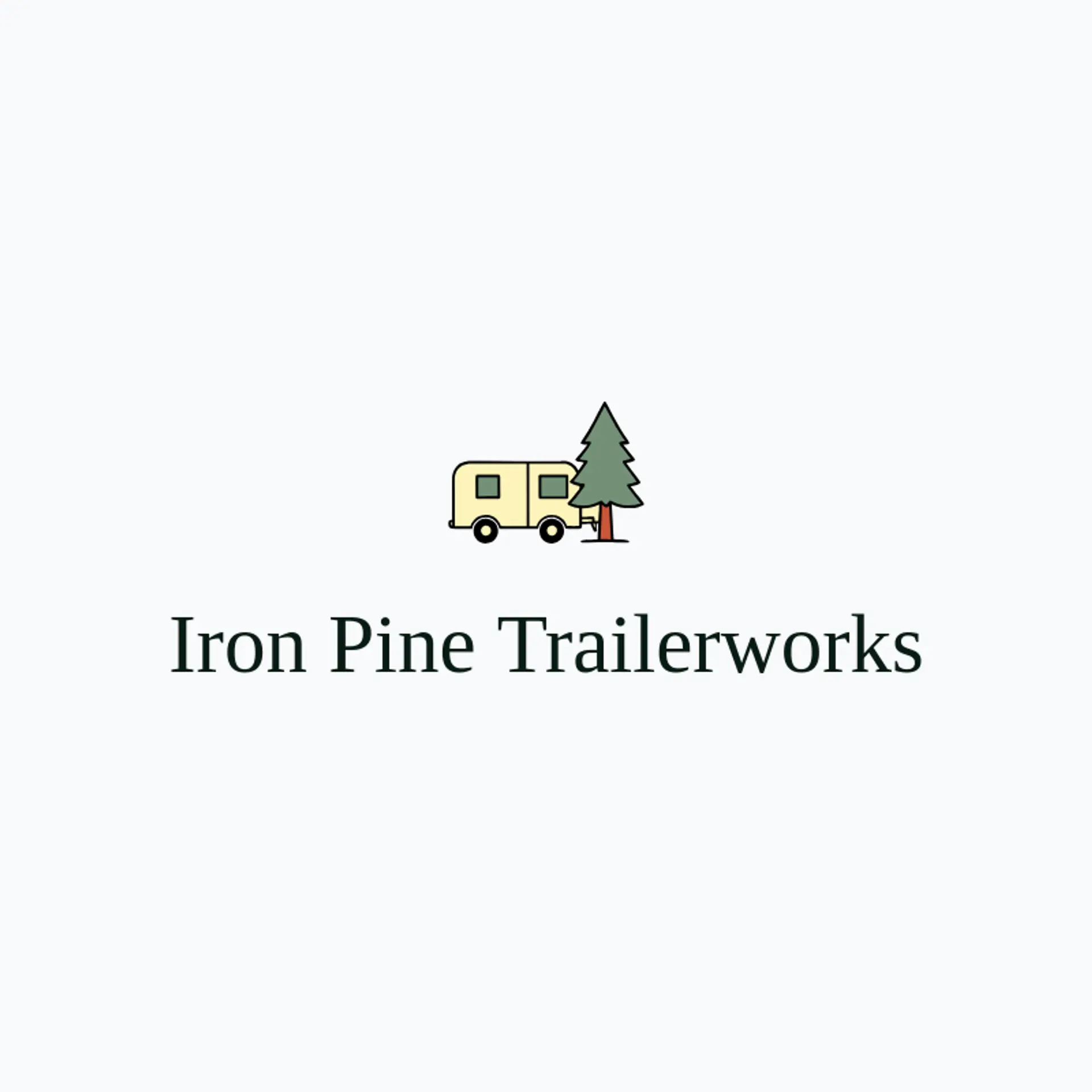 Iron Pine Trailerworks logo for trailer