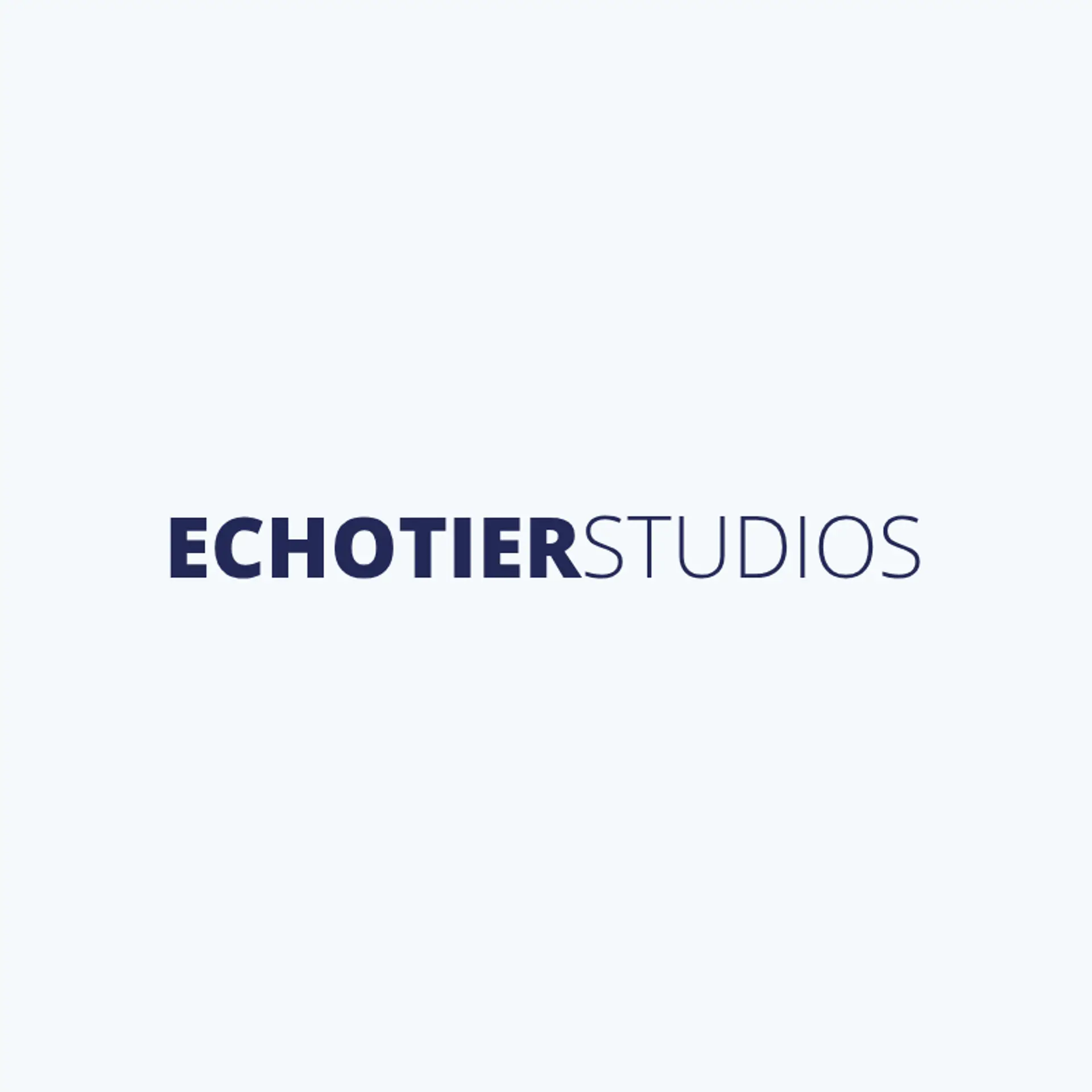 EchoTier Studios logo for music producer