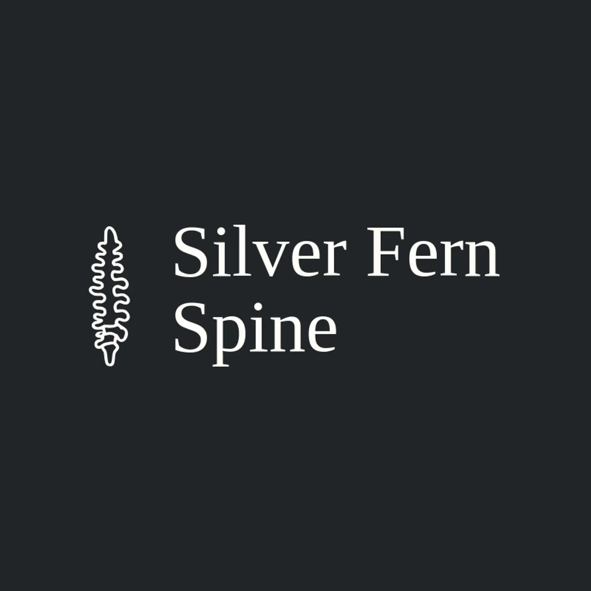 Silver Fern Spine logo for spine