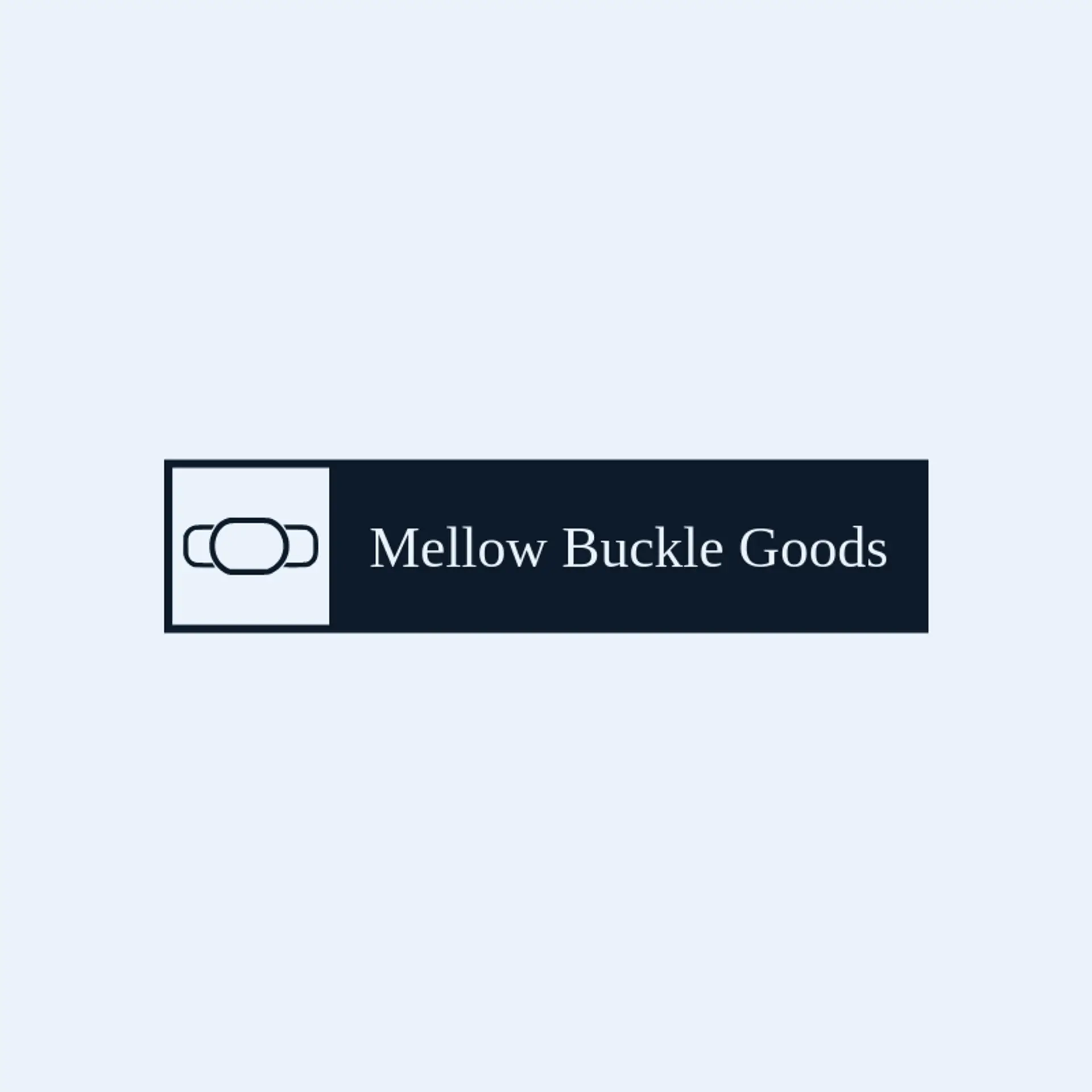 Mellow Buckle Goods logo for leather