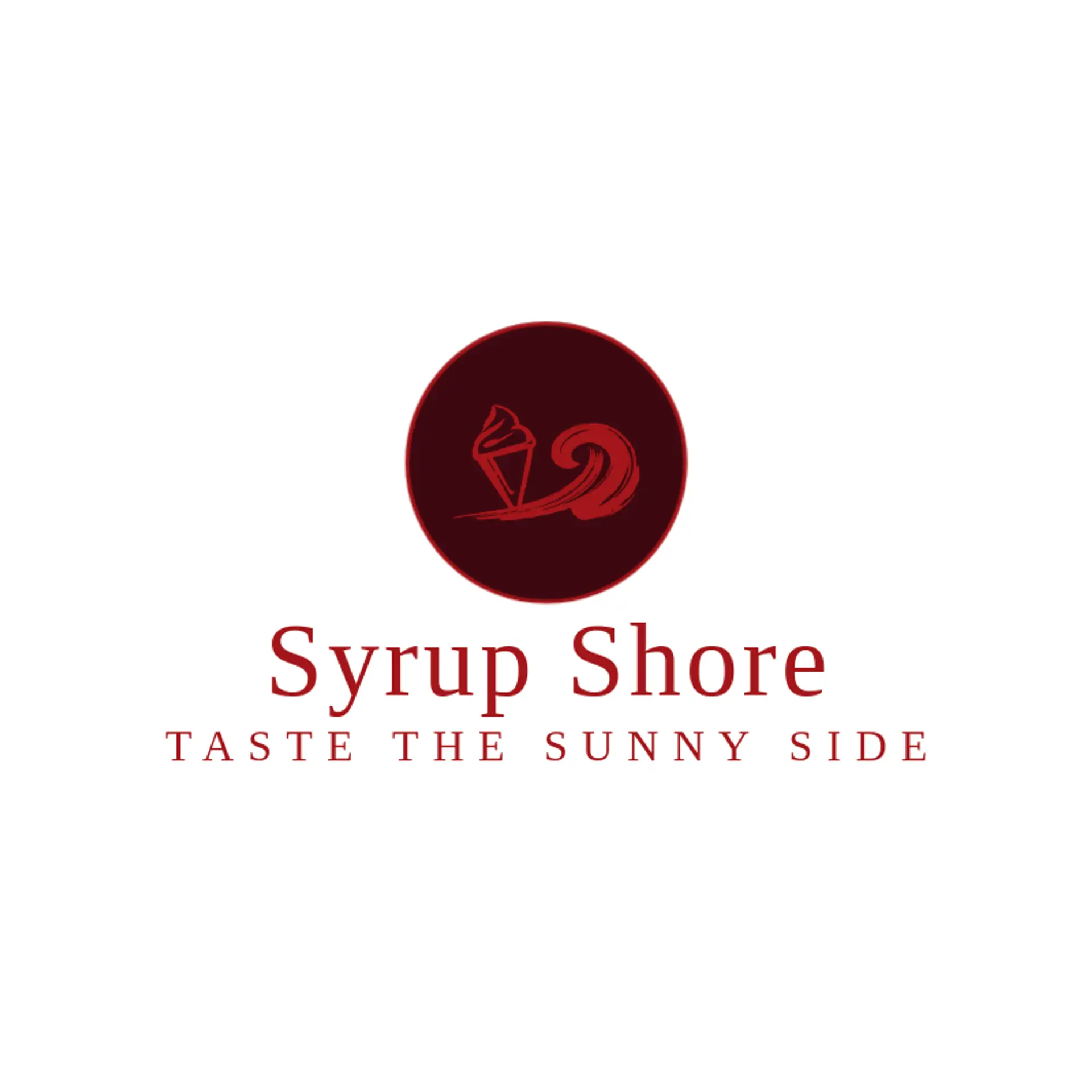 Syrup Shore logo for snow cone
