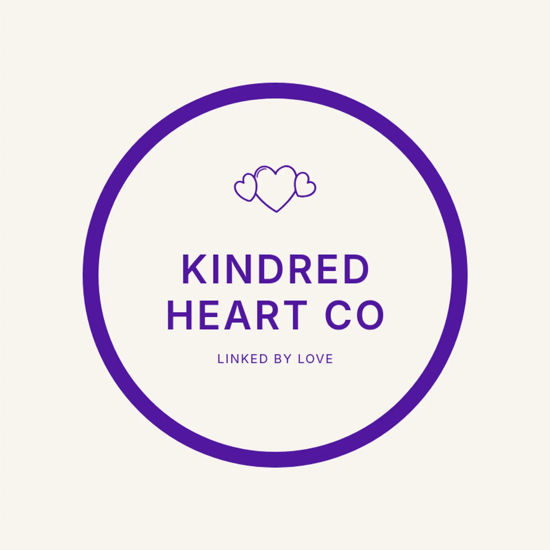 Kindred Heart Co logo for bracelet