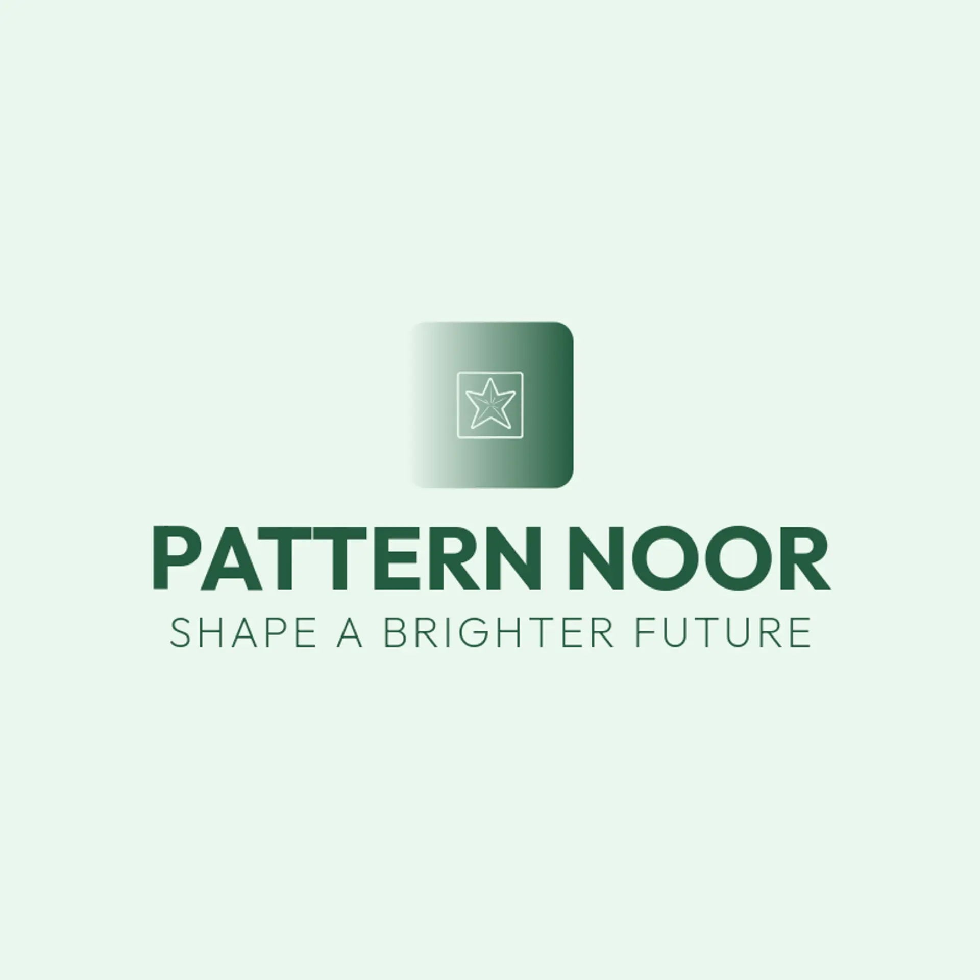 Pattern Noor logo for muslim