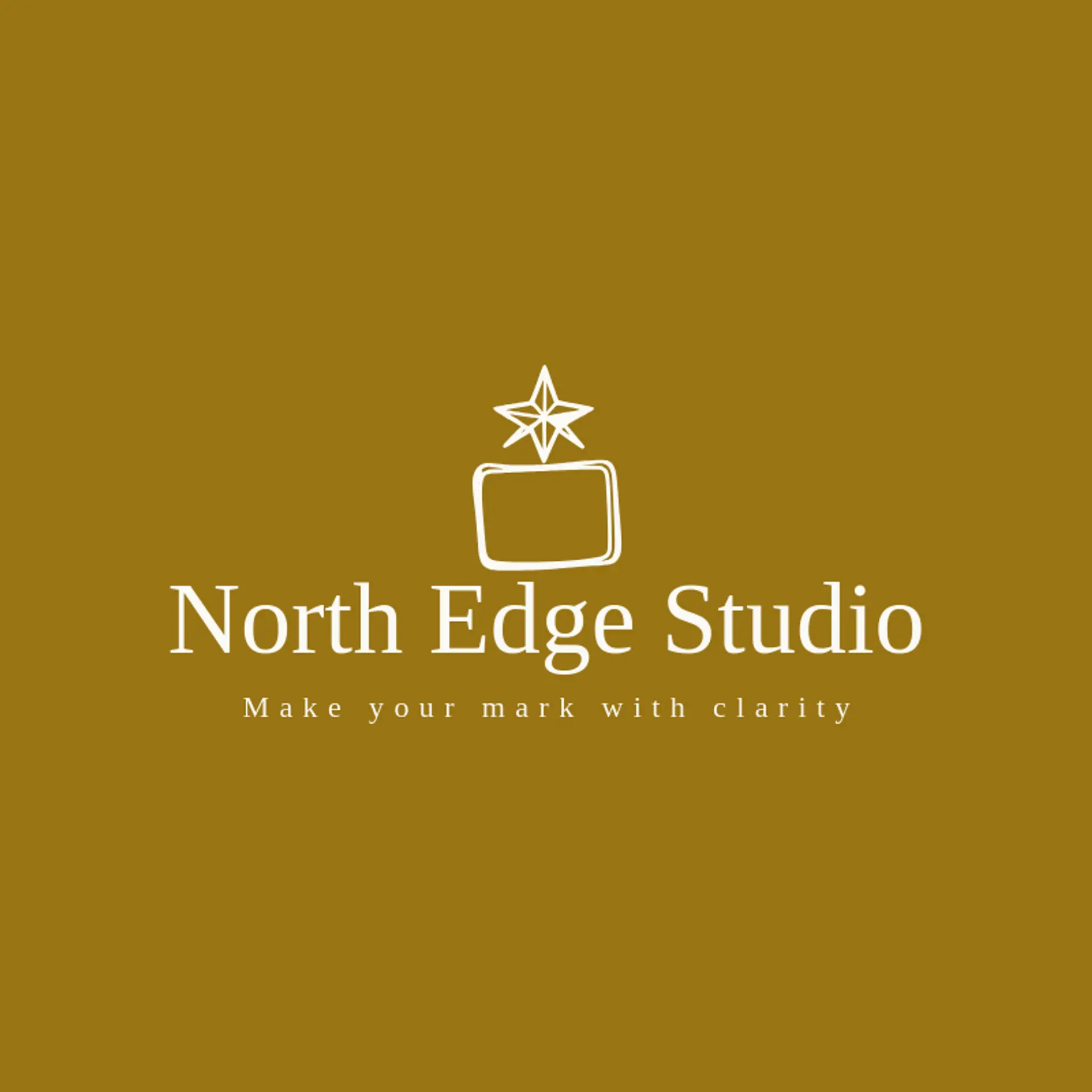 North Edge Studio logo for rectangle