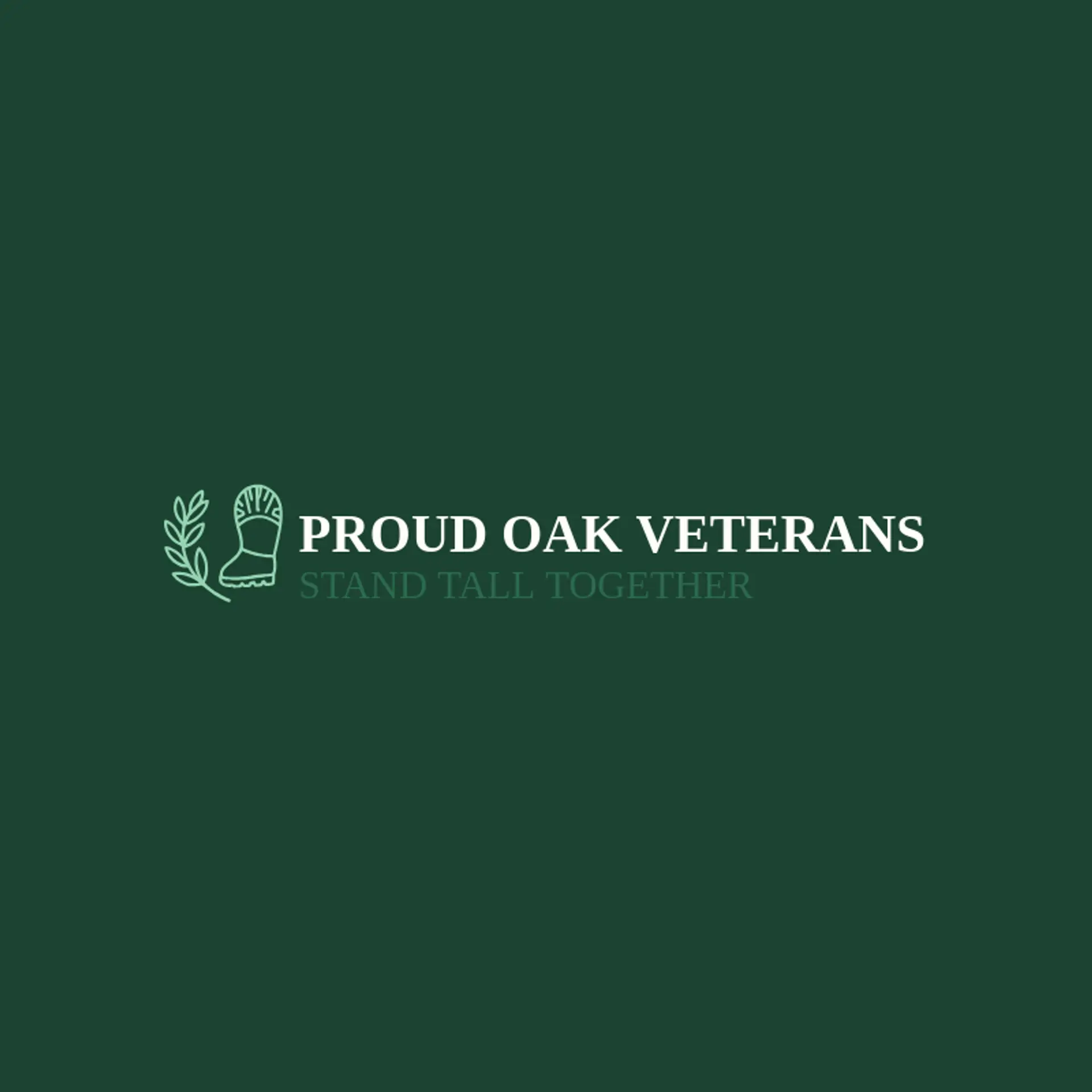 Proud Oak Veterans logo for veteran