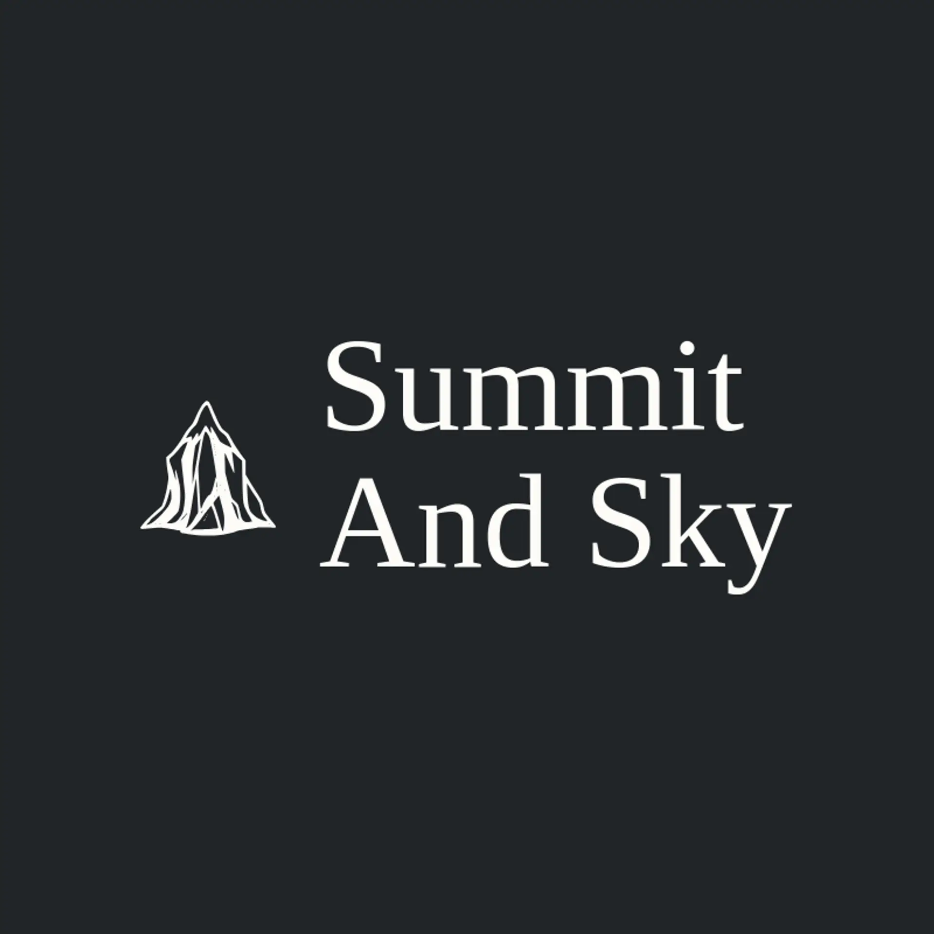 Summit and Sky logo for peak