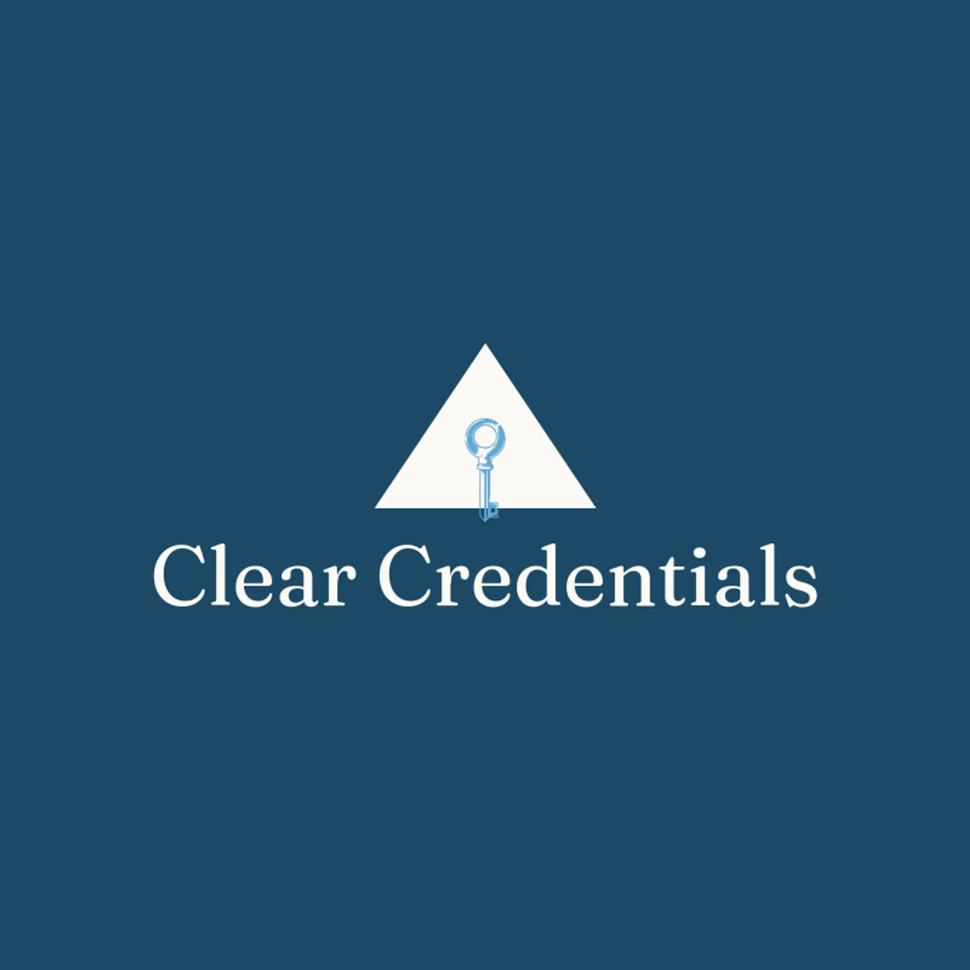 Clear Credentials logo for access