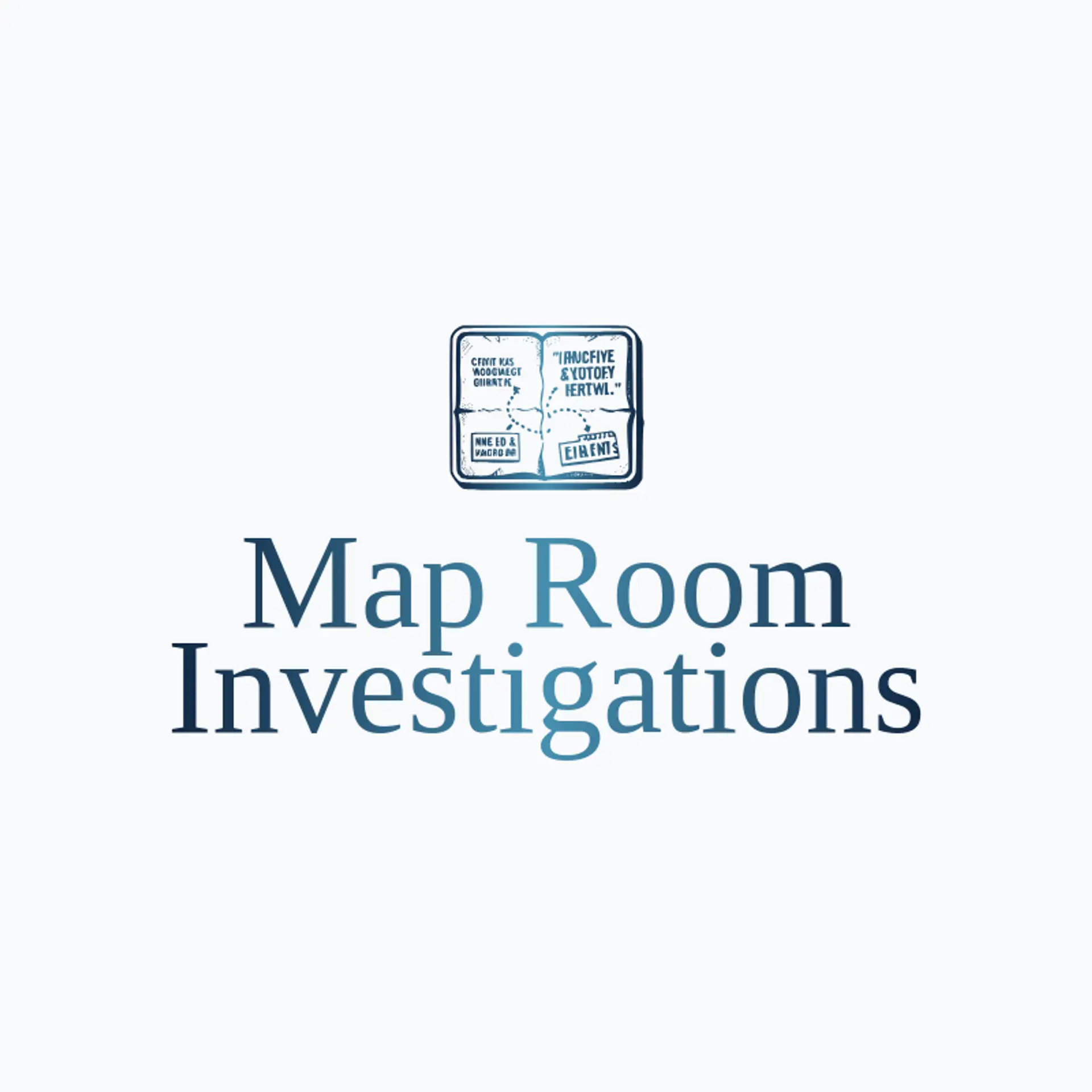 Map Room Investigations logo for crime
