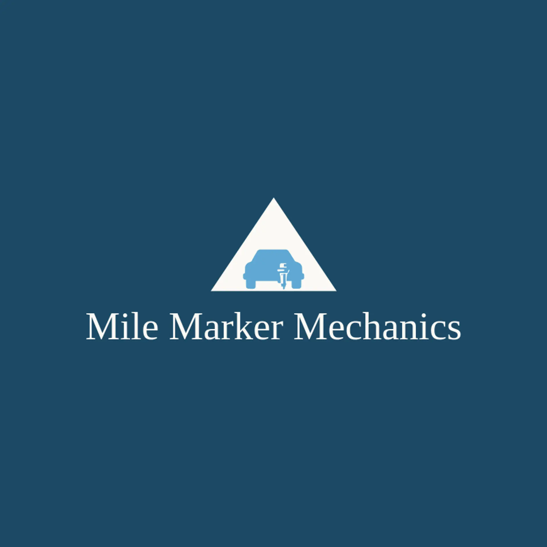 Mile Marker Mechanics logo for car mechanic