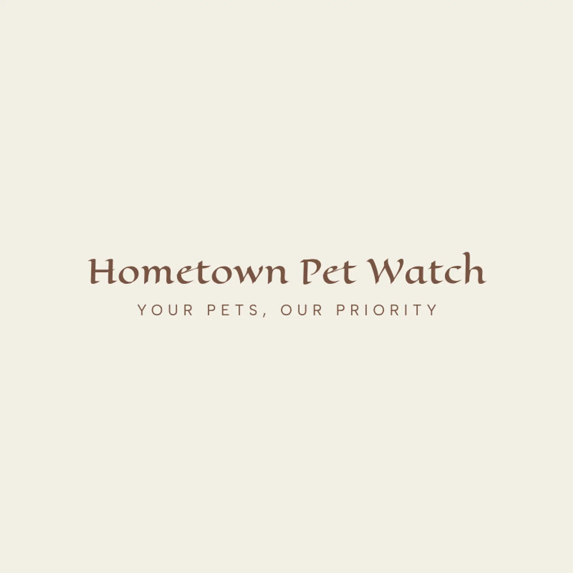 Happy Pawse Pet Sitters logo for pet sitting
