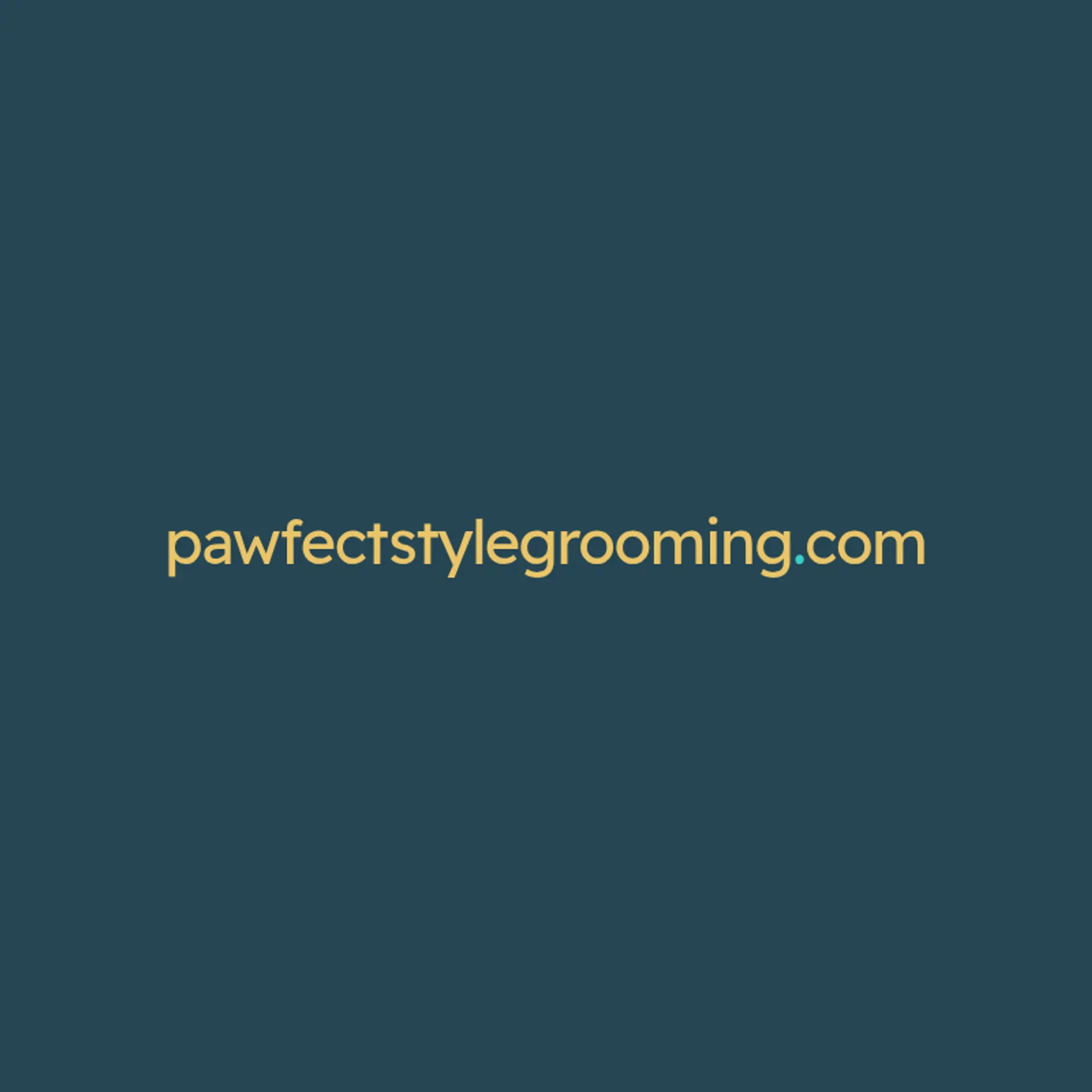 Pristine Paws logo for grooming salon