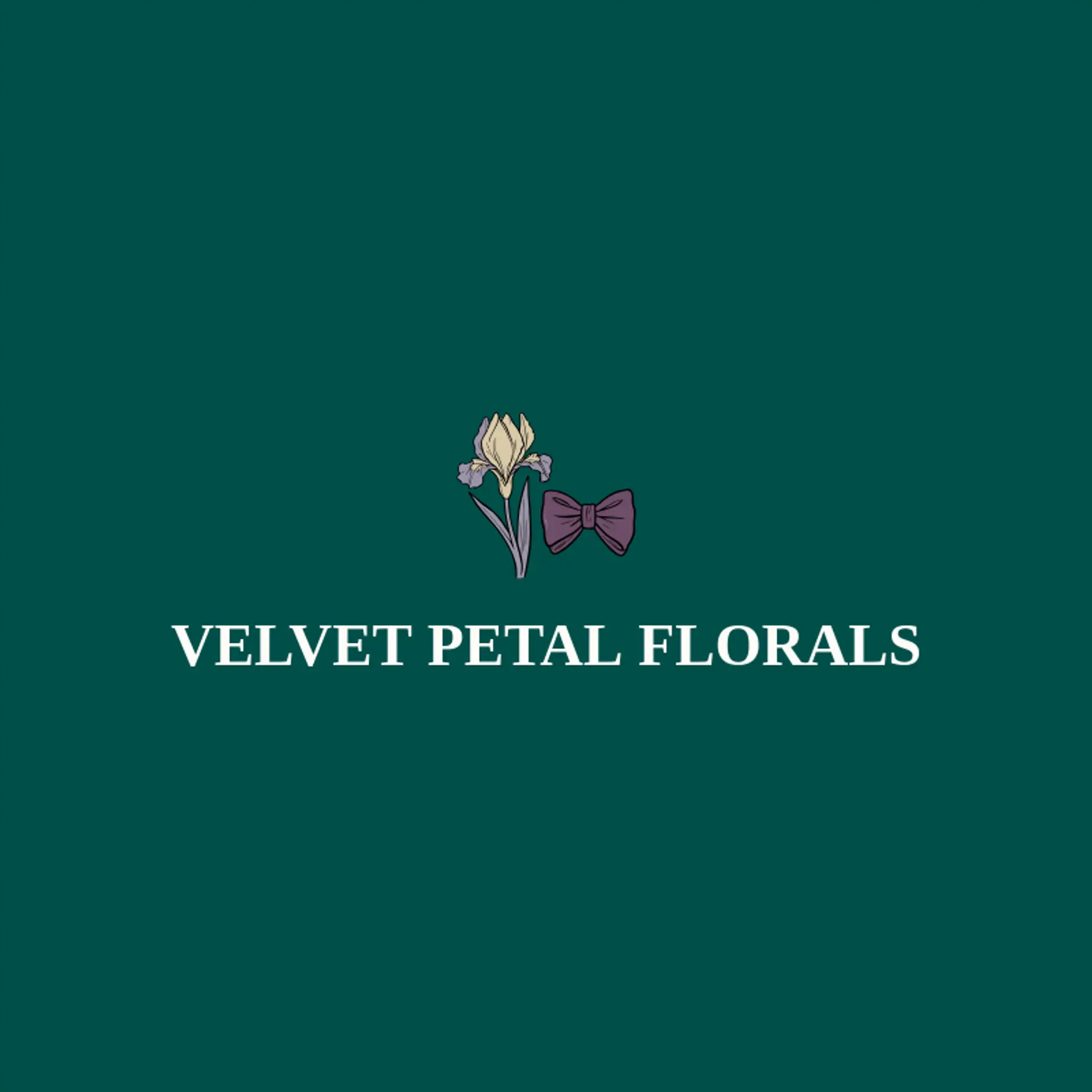 Velvet Petal Florals logo for iris