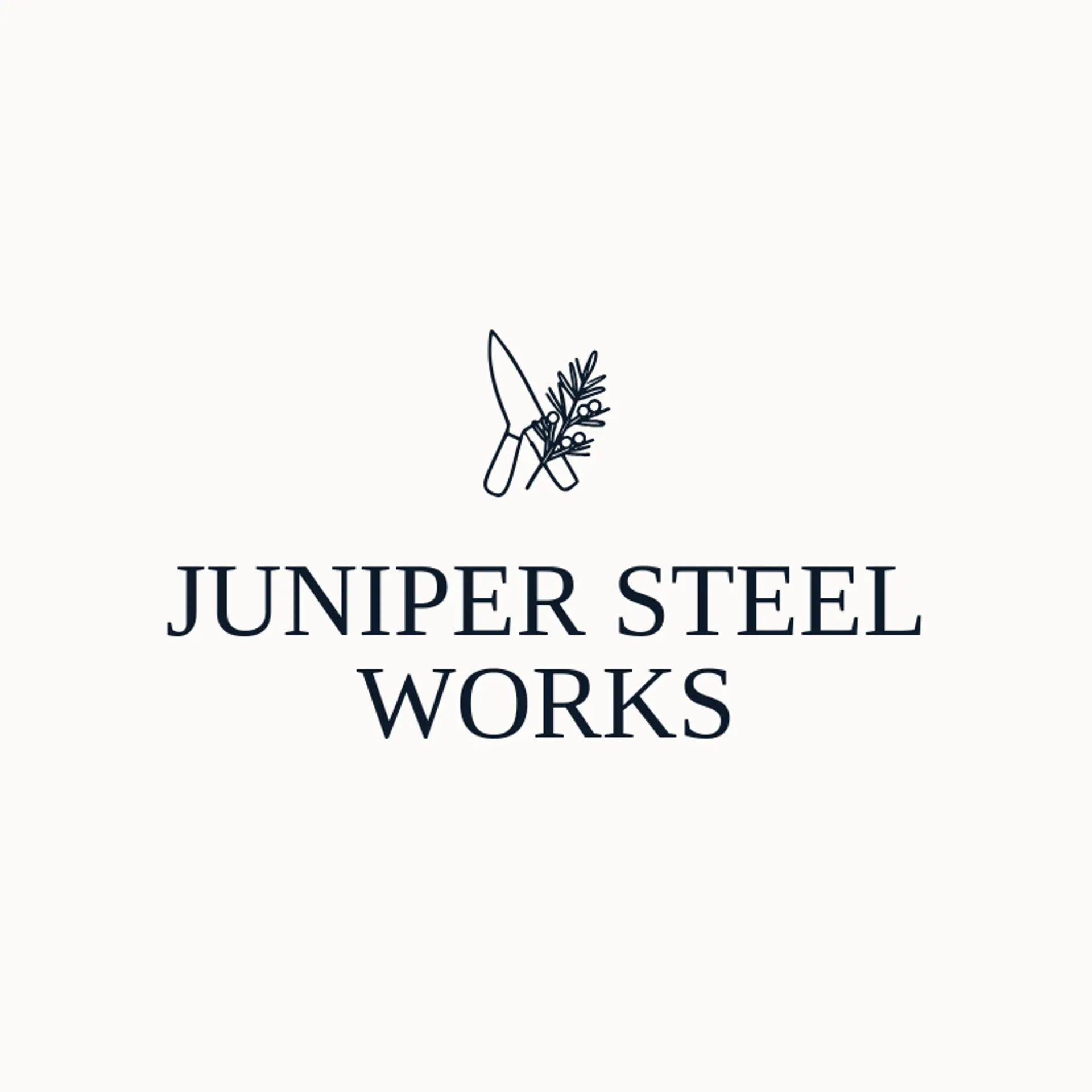 Juniper Steel Works logo for knife