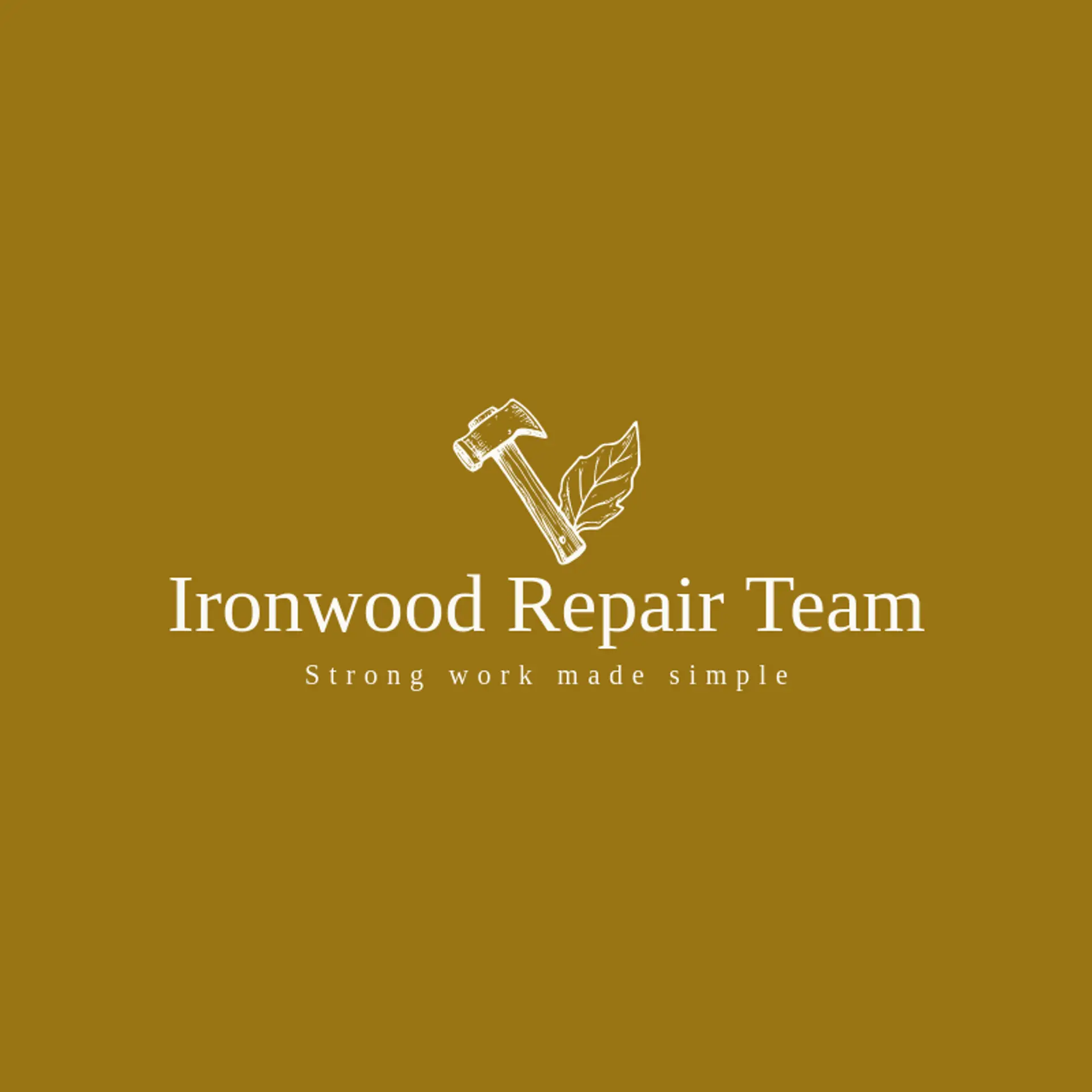Ironwood Repair Team logo for handyman services