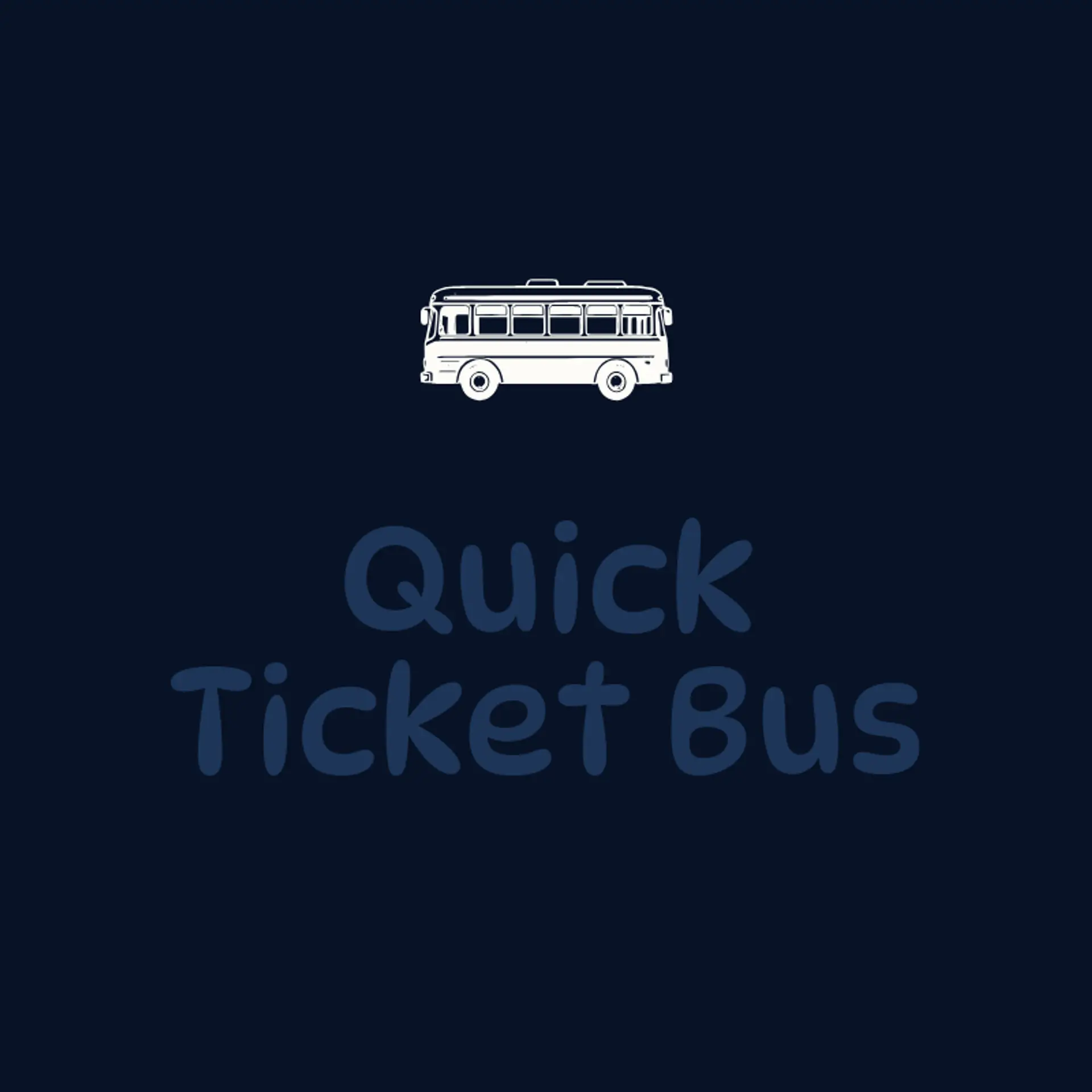 Quick Ticket Bus logo for bus