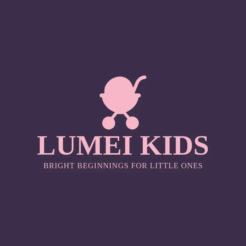 The baby store name Lumei Kids as a branded logo with a single color icon